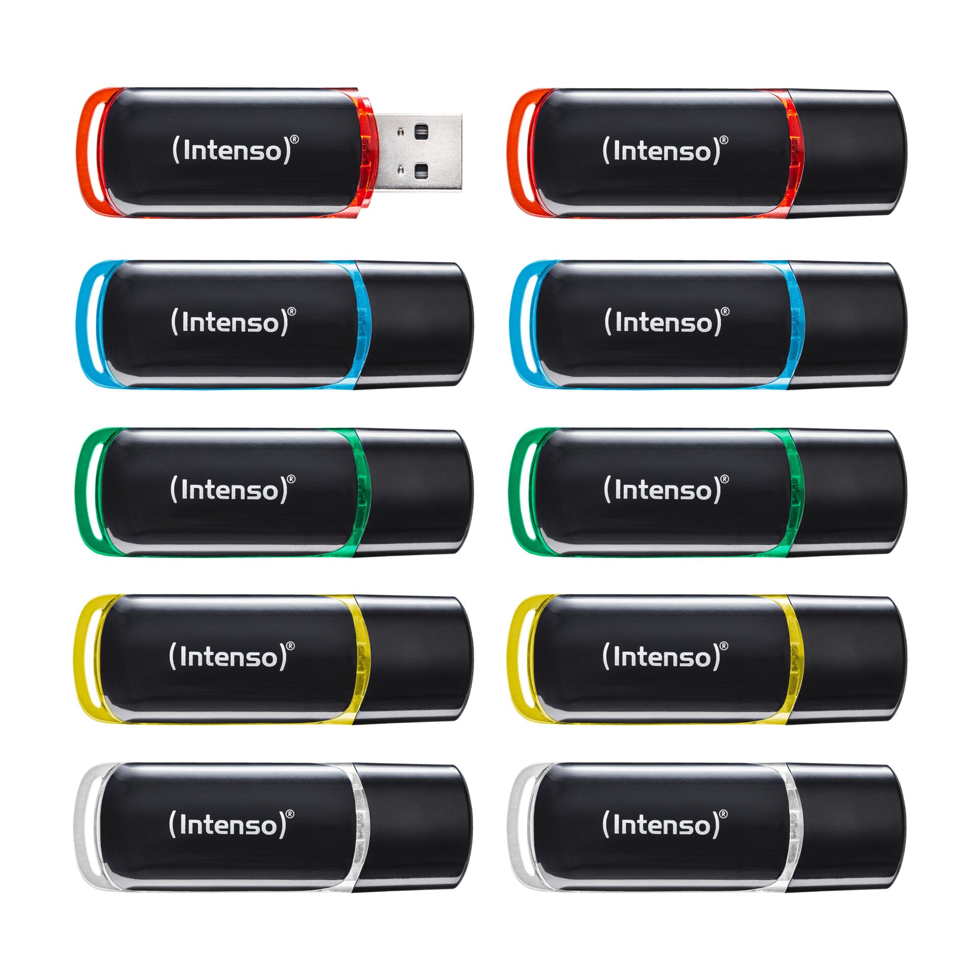 1x10 Intenso Business Line   4GB  USB Stick 2.0 farbl.sort.3511551