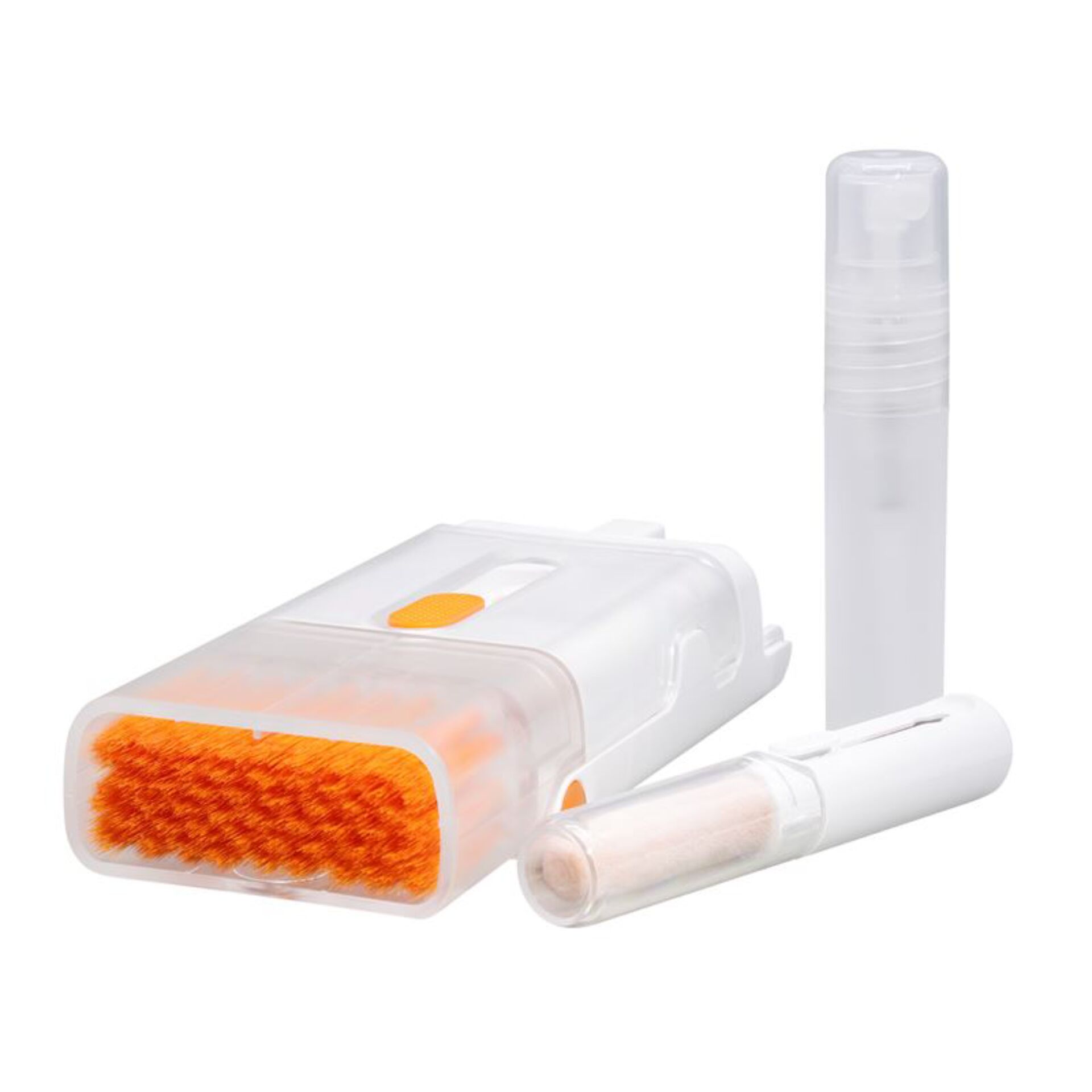 Nagelbürste, Orangene Pinsel, Reise-Set, Spender, Kompaktes Set