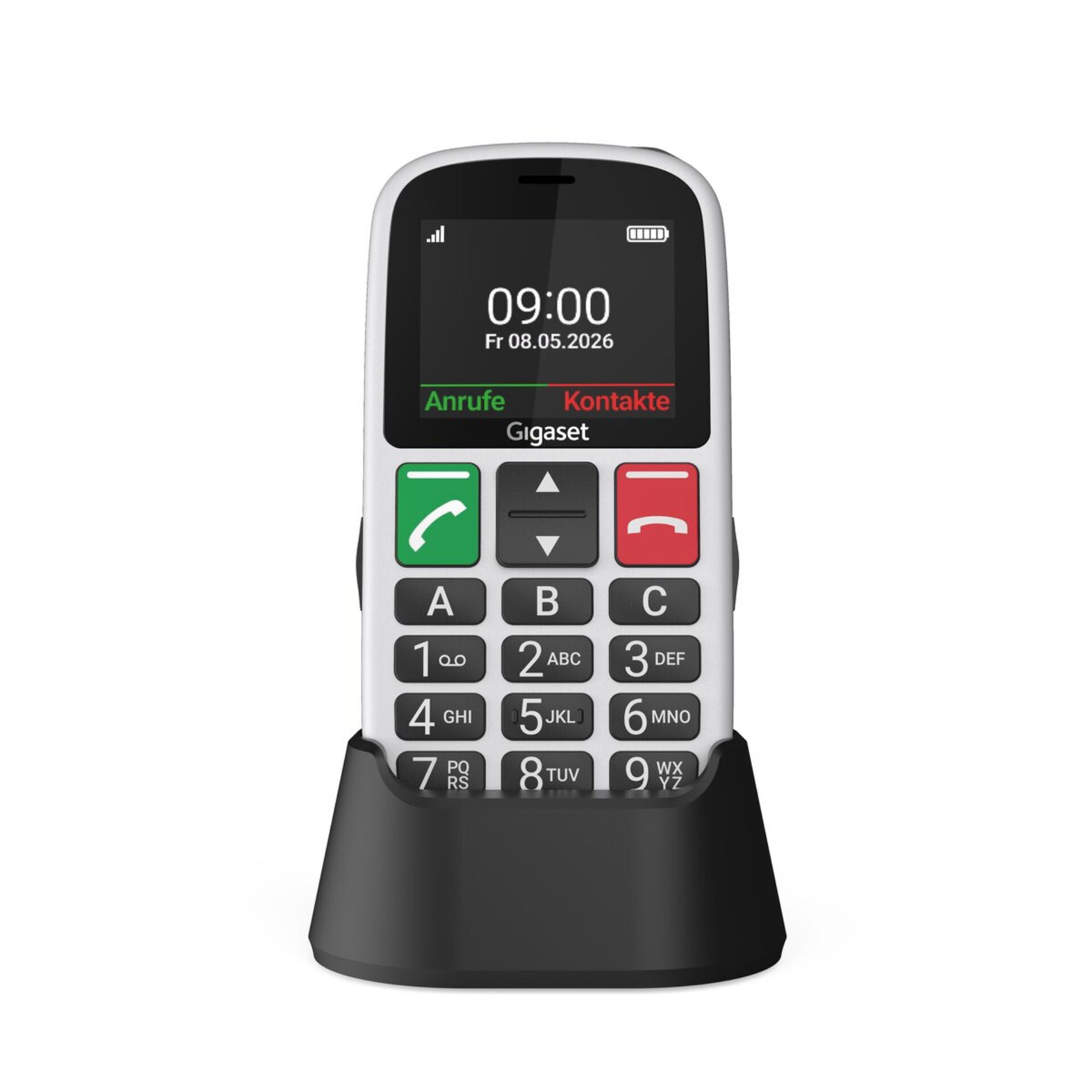 Handy, Kunststoff, Farbe, Schwarz, Ladestation