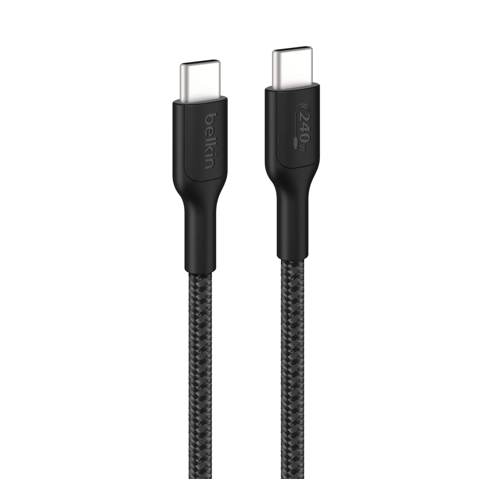 Belkin USB-C/USB-c Kabel 240W 1m  geflochten, schwarz CAB025hq1MBK
