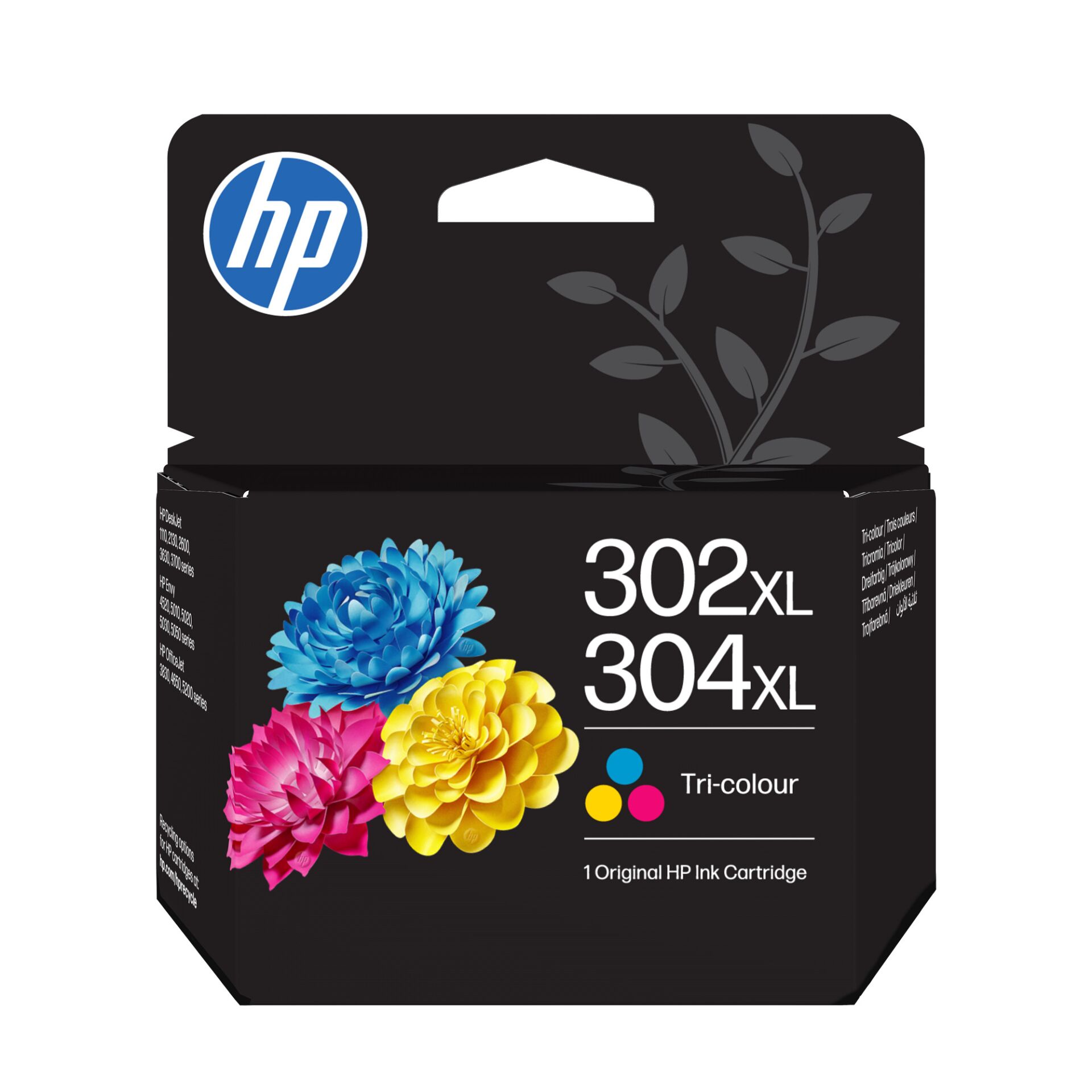 Tintenpatrone, HP, Triocolour, XL, 302/304