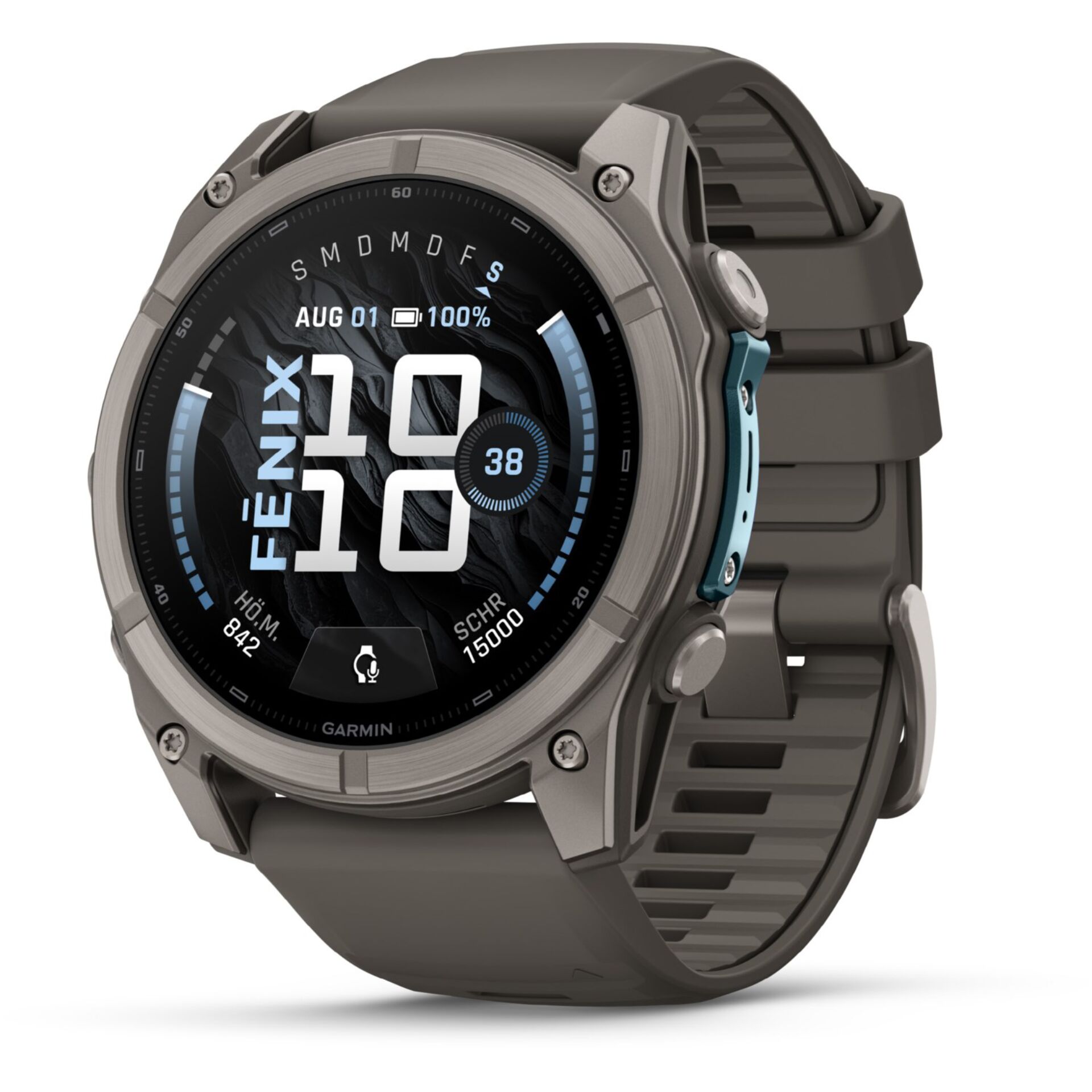 smartwatch, digital display, runde zifferblatt, Gummiarmband, Metallgehäuse