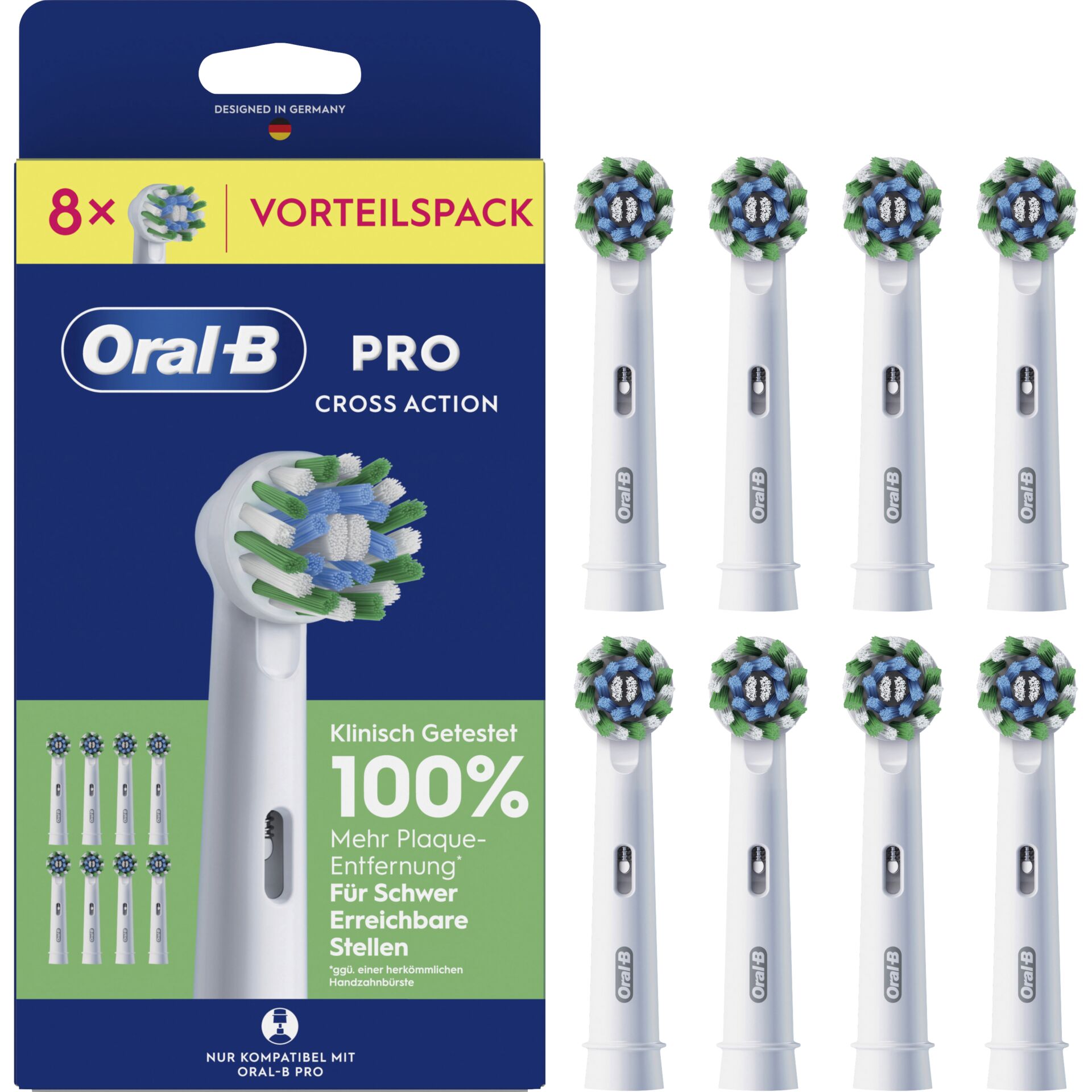 Oral-B Aufsteckbürsten  Pro CrossAction 8er