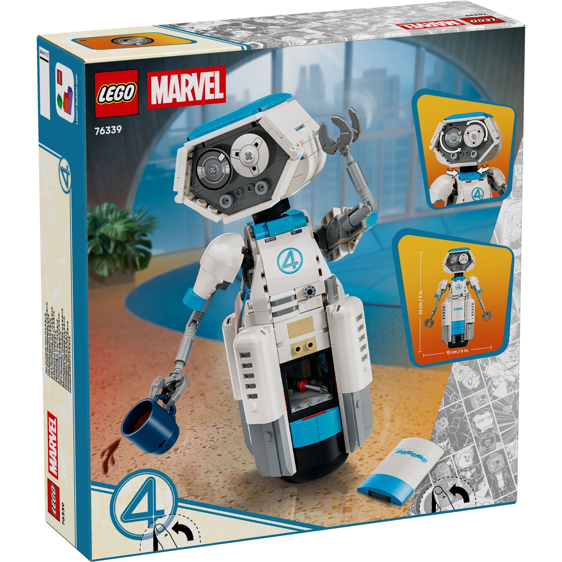 Lego, Marvel, Roboter, Weiß/blau, Spielset