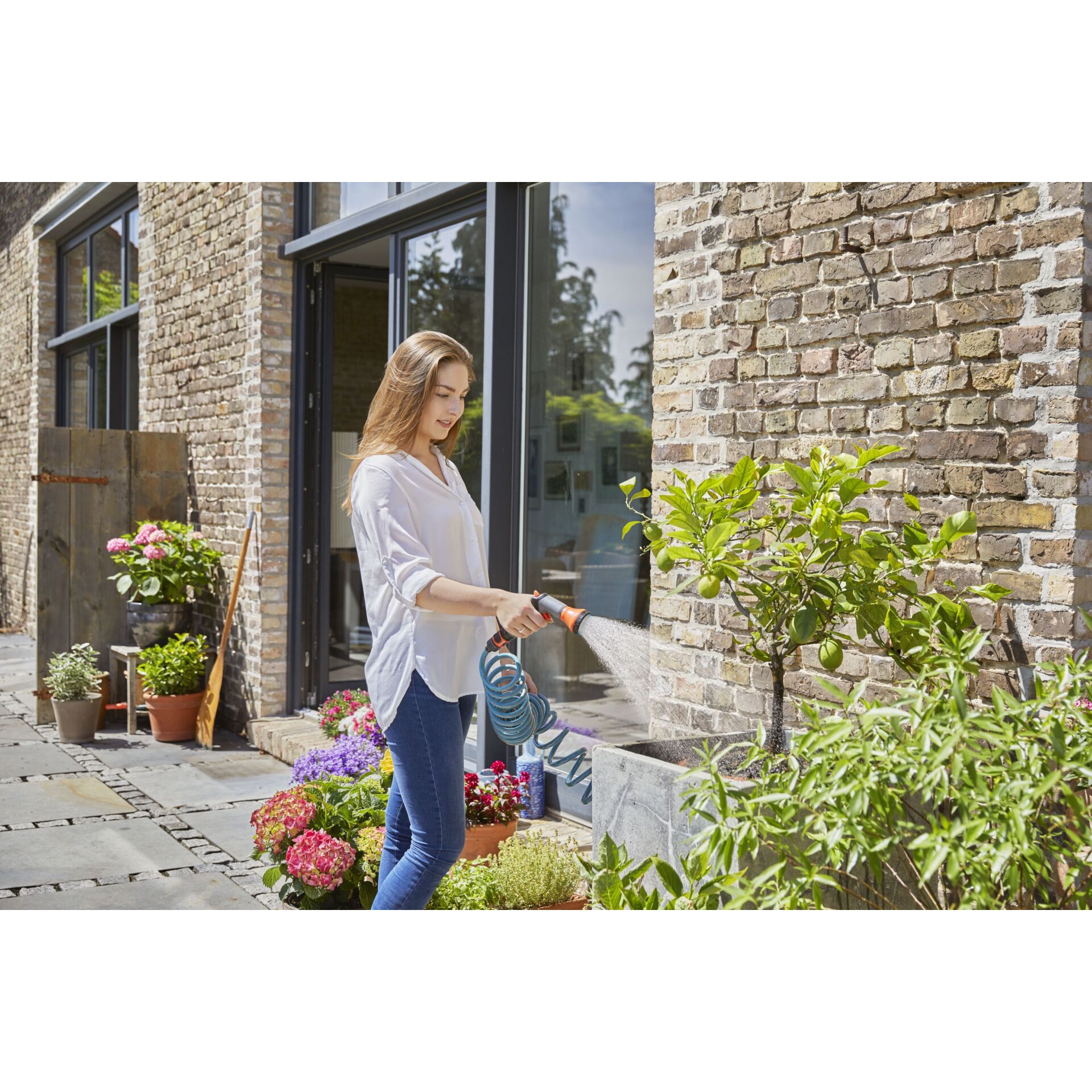 Innenarchitektur, Hosen, Pflanze, Person, Gras