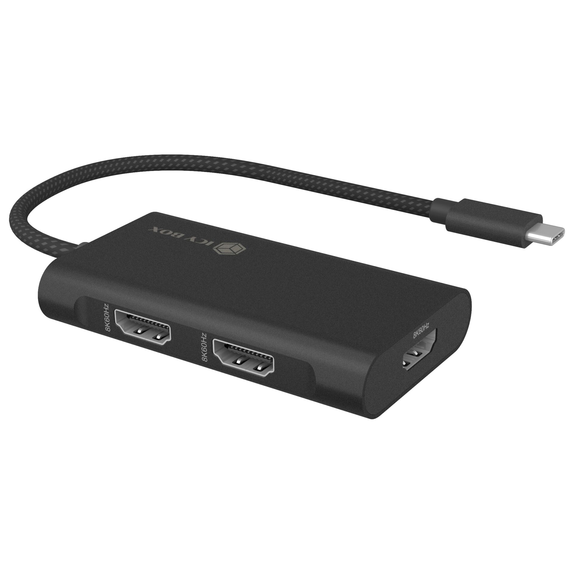 Docking-Adapter, USB-C-Hub, HDMI-Ports, Netzwerkadapter, Aluminiumgehäuse