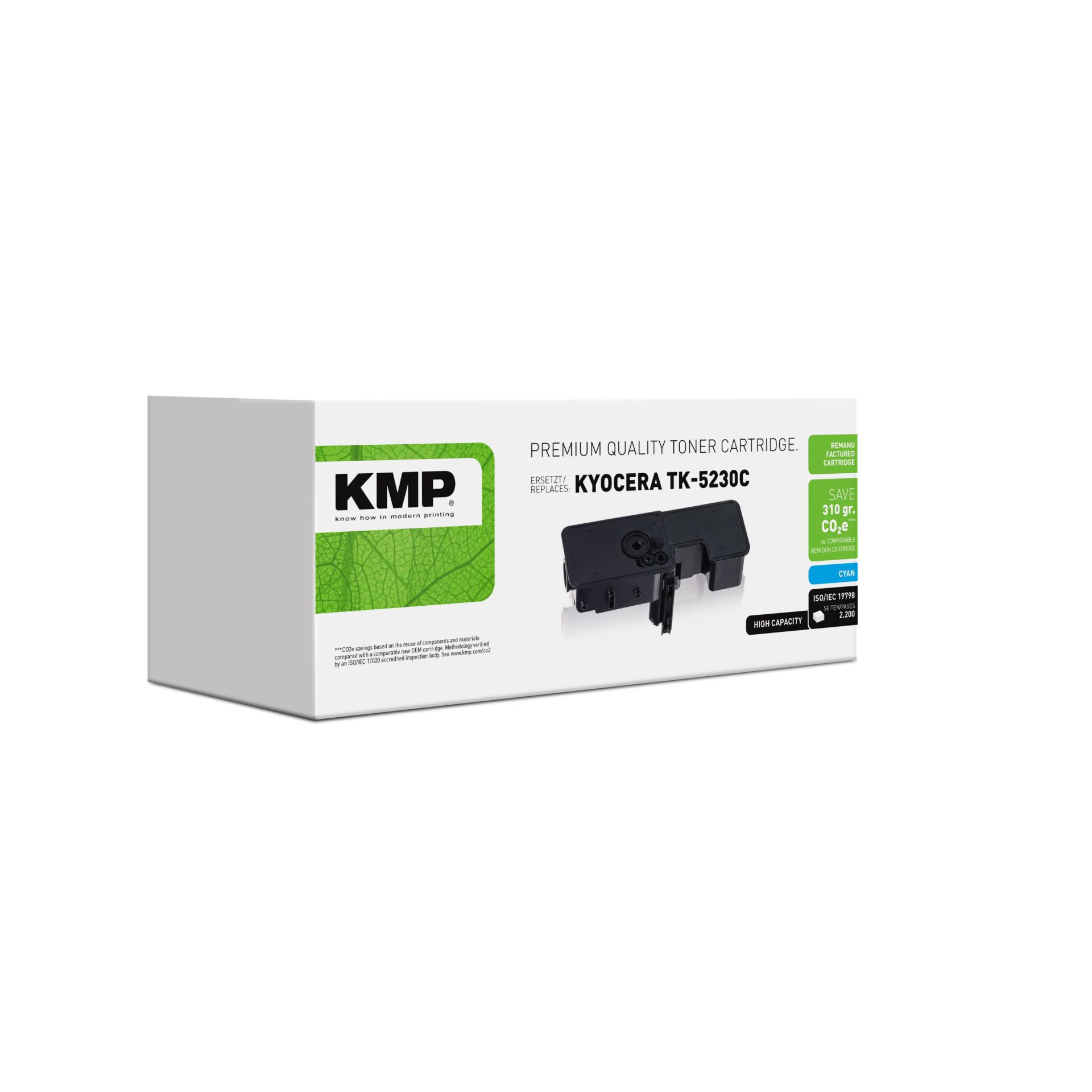 Adapter, Elektronik, Schusswaffe, Waffe, Visitenkarte, Toner, Kassette, Kyocera TK-5230C, Premium-Qualität, CMYK