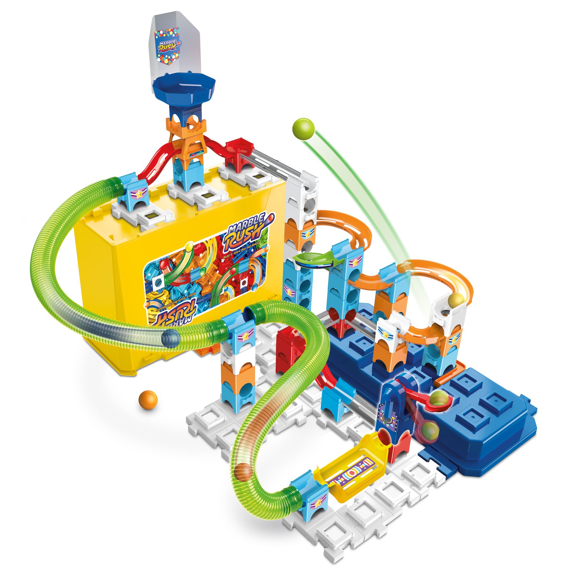 Konstruktionsspielzeug, Marble Run, Streuspielzeug, Laufbahn, Bausatz