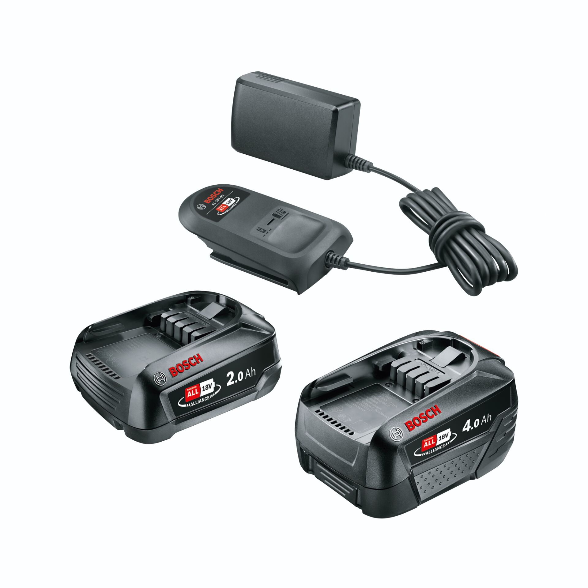Bosch Starter-Set 18 V  2Ah + 4Ah + AL18V-20 EU