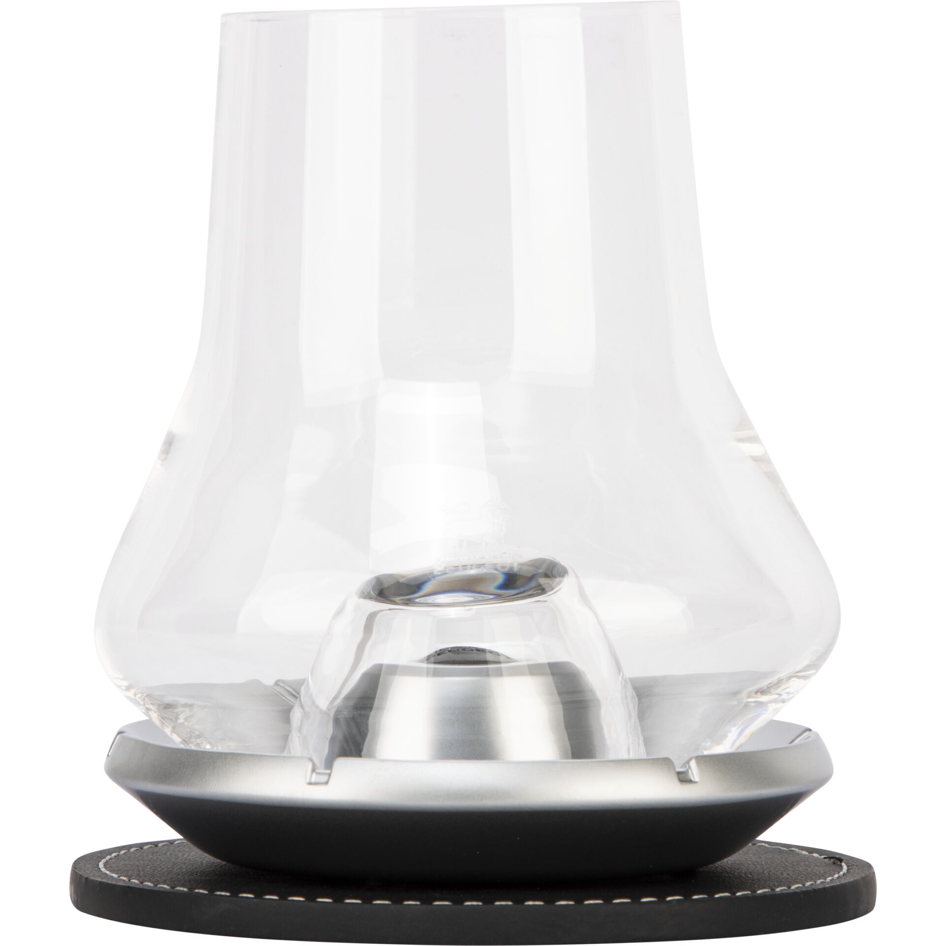 Lampen-Halter, Glasvase, Tischleuchte, Kunststoff/Glas, Blumenleuchte