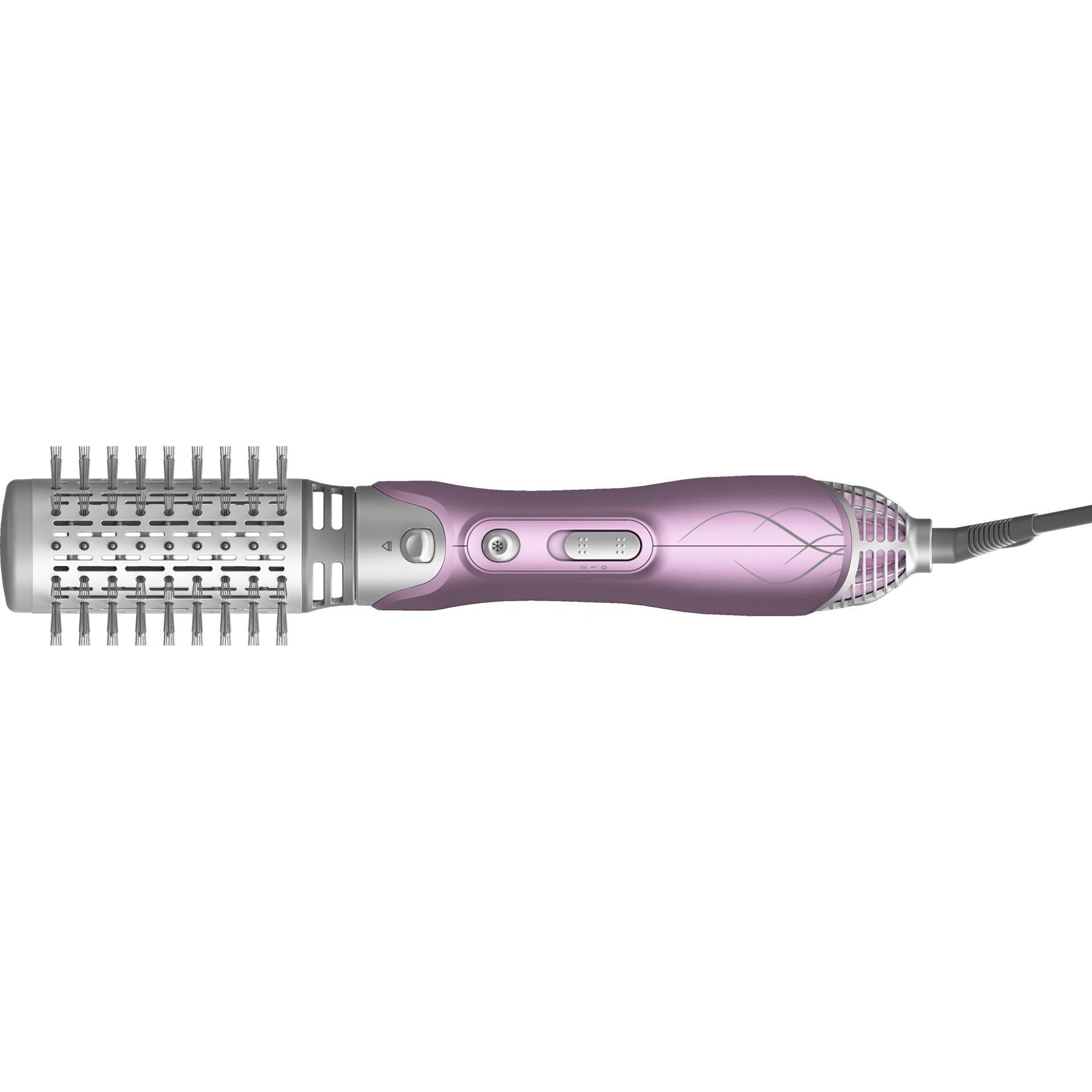 Haartrockner, Styling-Bürste, Luftbürste, Kabelgebunden, Drehbare Aufsätze