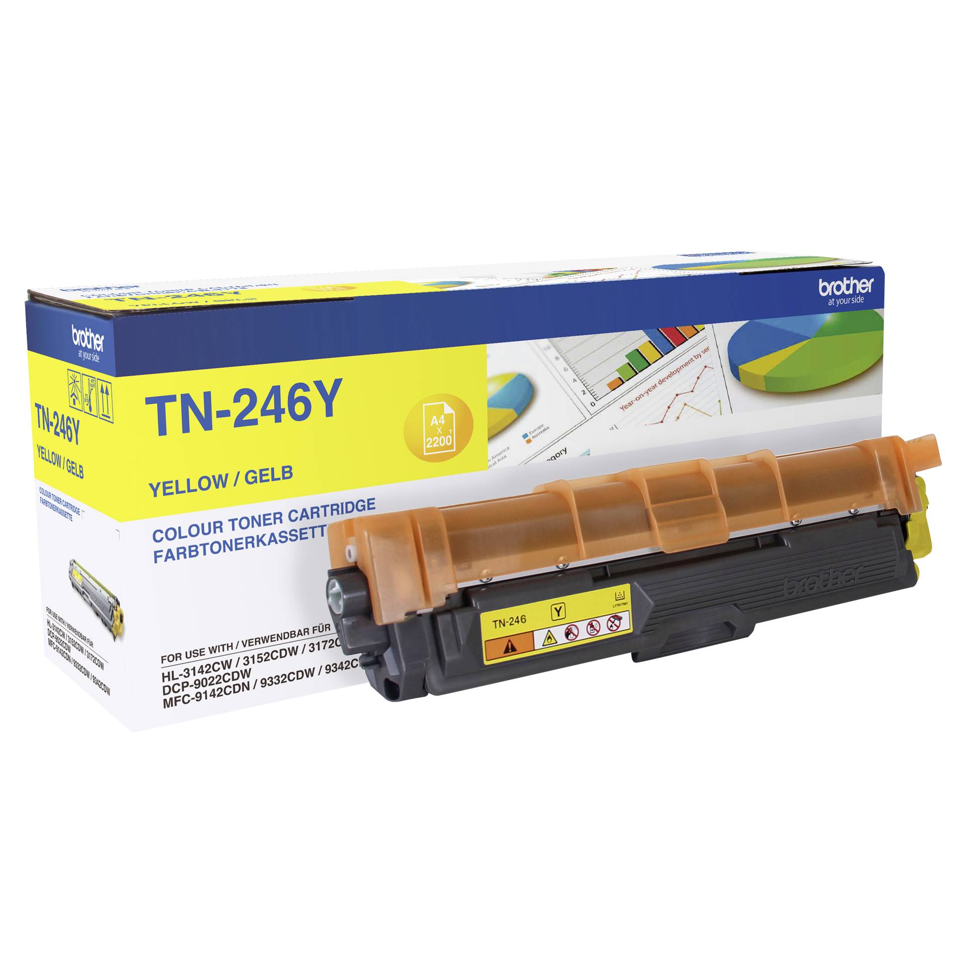 Brother TN-246 Y Toner yellow