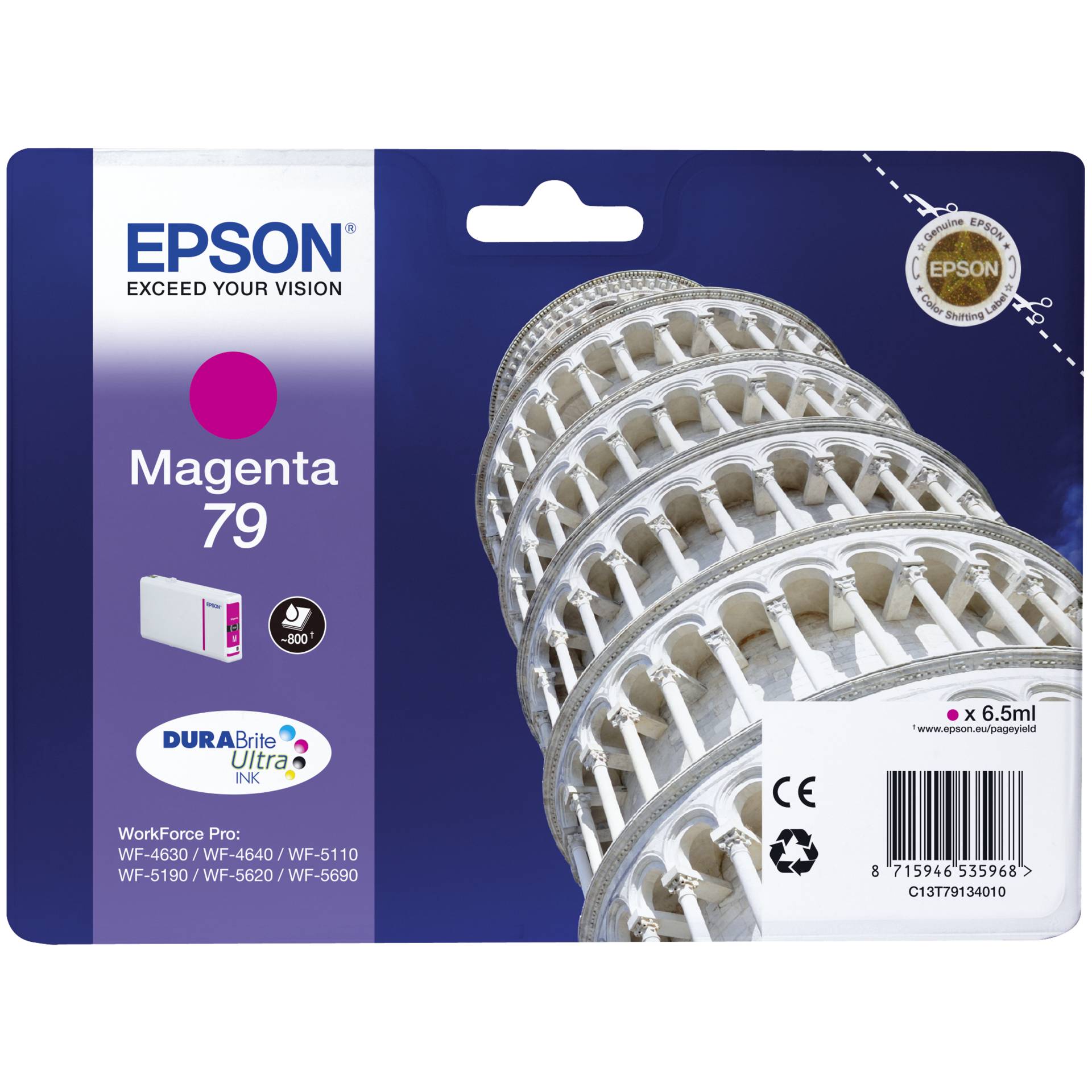 Epson DURABrite Ultra Ink 79  Tintenpatrone magenta     T 7913