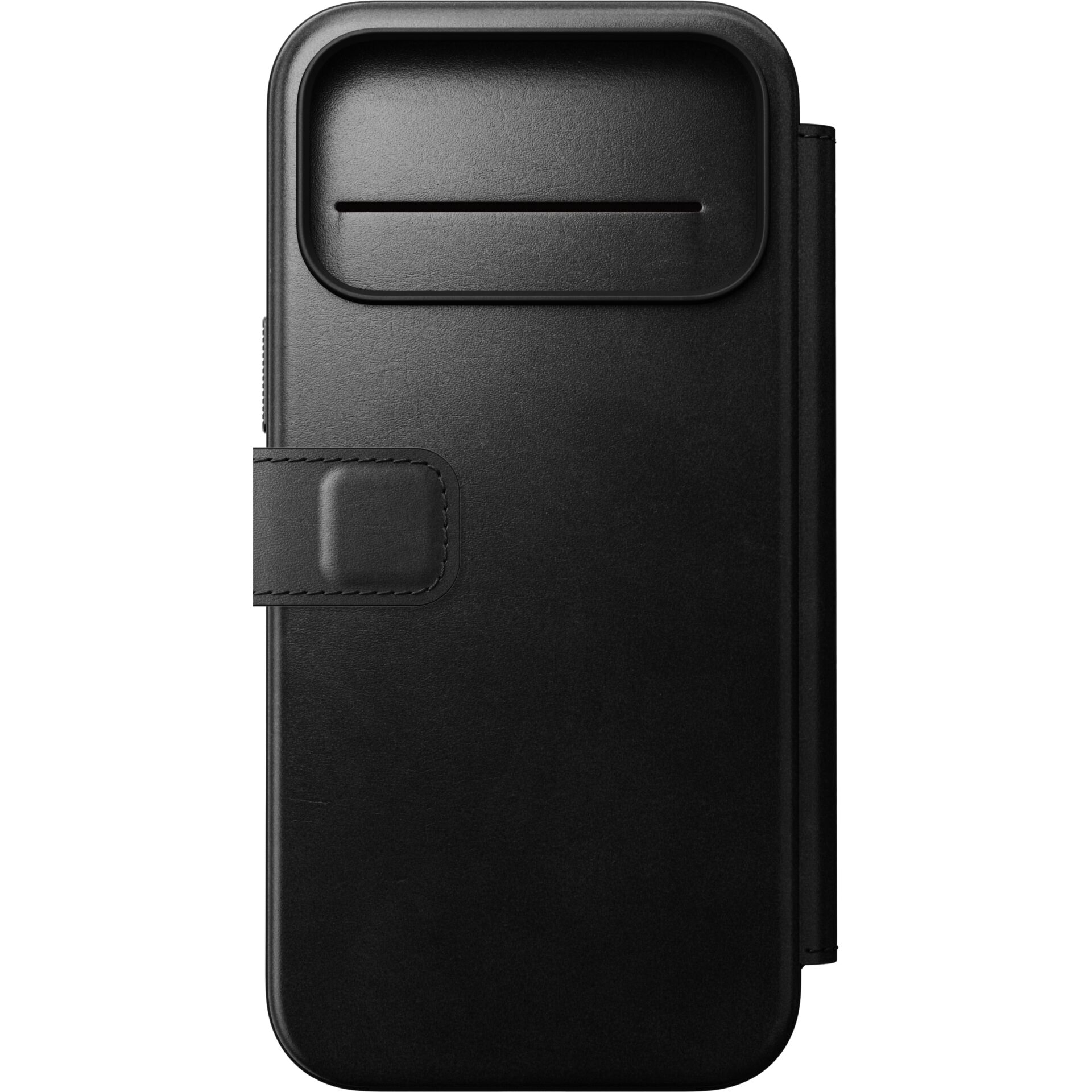 hülle, Flipcase, Schwarz, Schwarz Leder, Kartenfach