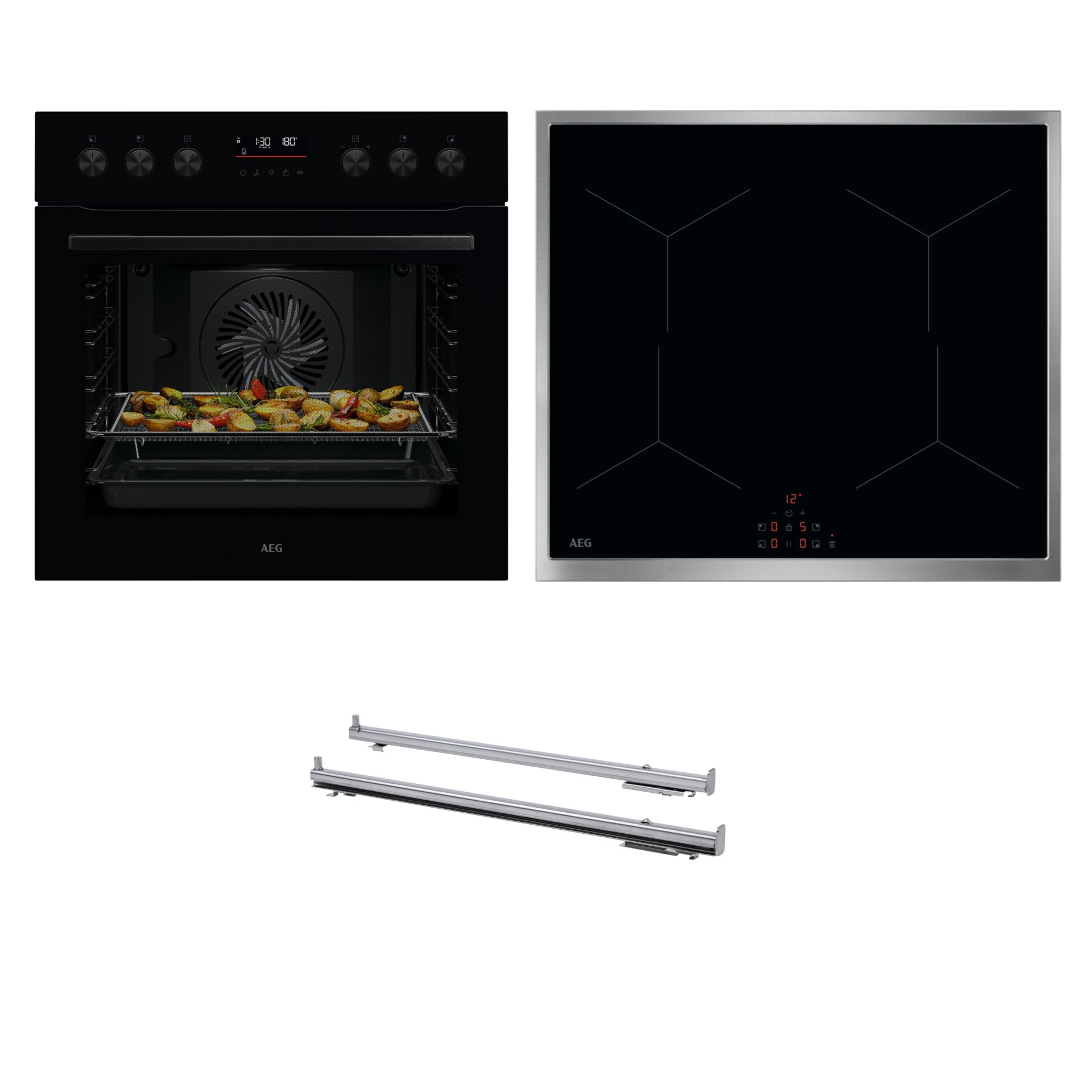 AEG KOMBI425PI Herd-Set Pyrolyse  OIX64A00XB + OU5PE40AK