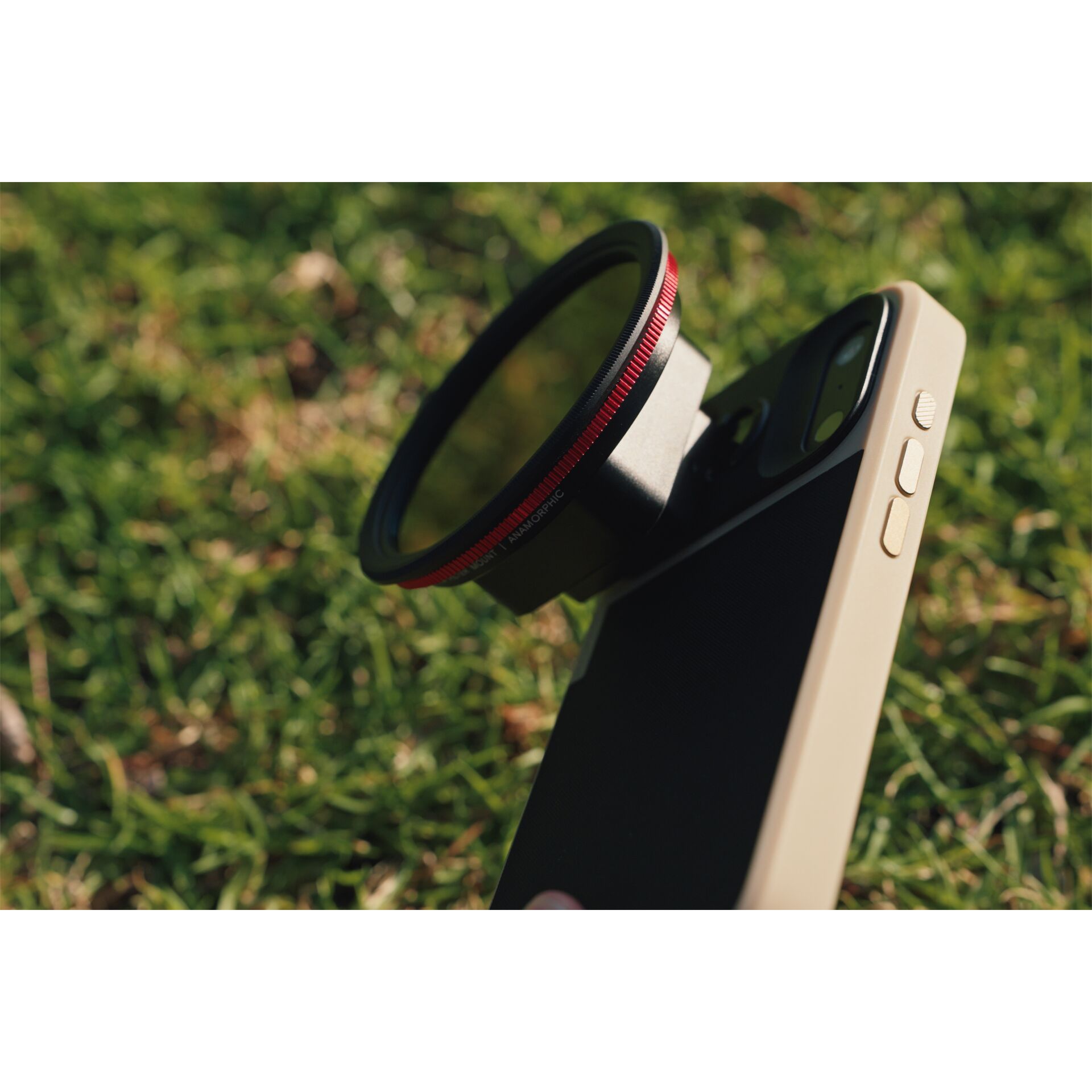 objektiv, handy zubehör, clip-on, anstecklinse, getönte linse