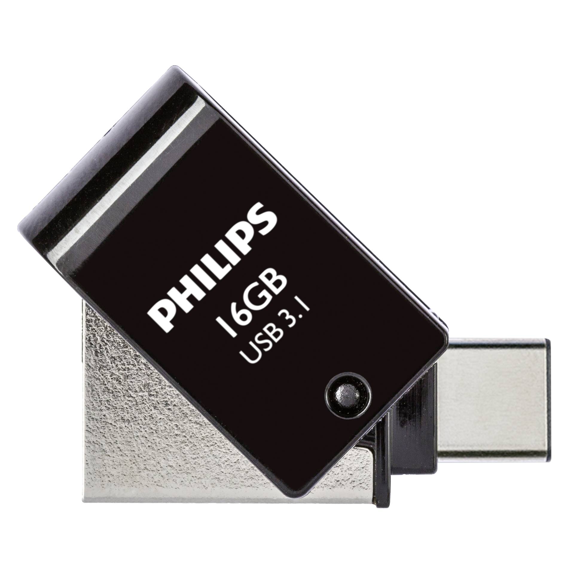Philips 2 in 1 OTG          16GB  USB 3.1 + USB C Midnight Black