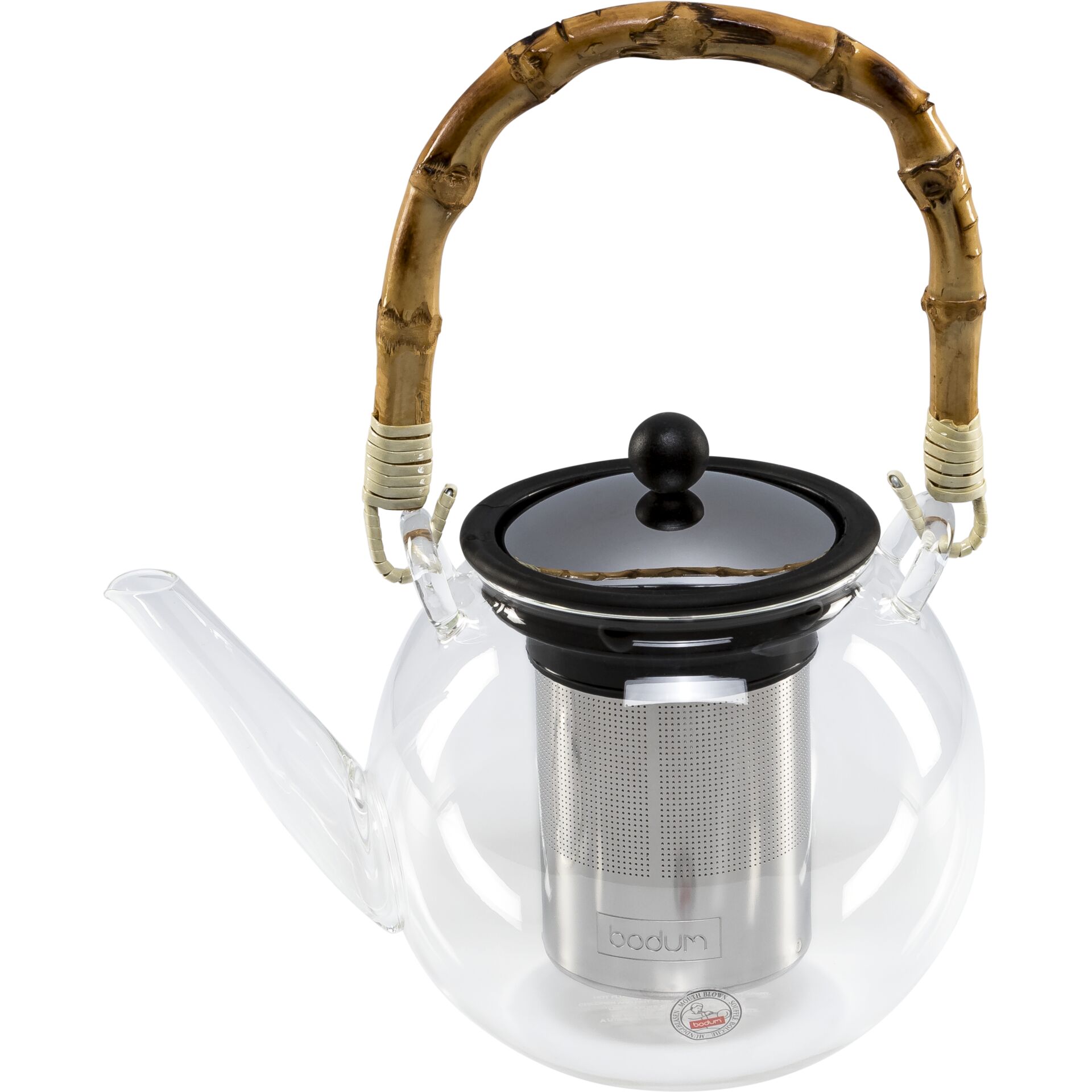 Bodum Teebereiter ASSAM BAMBOO 1 Liter Kochgeschirr, Topf, Töpferei, Rauchrohr