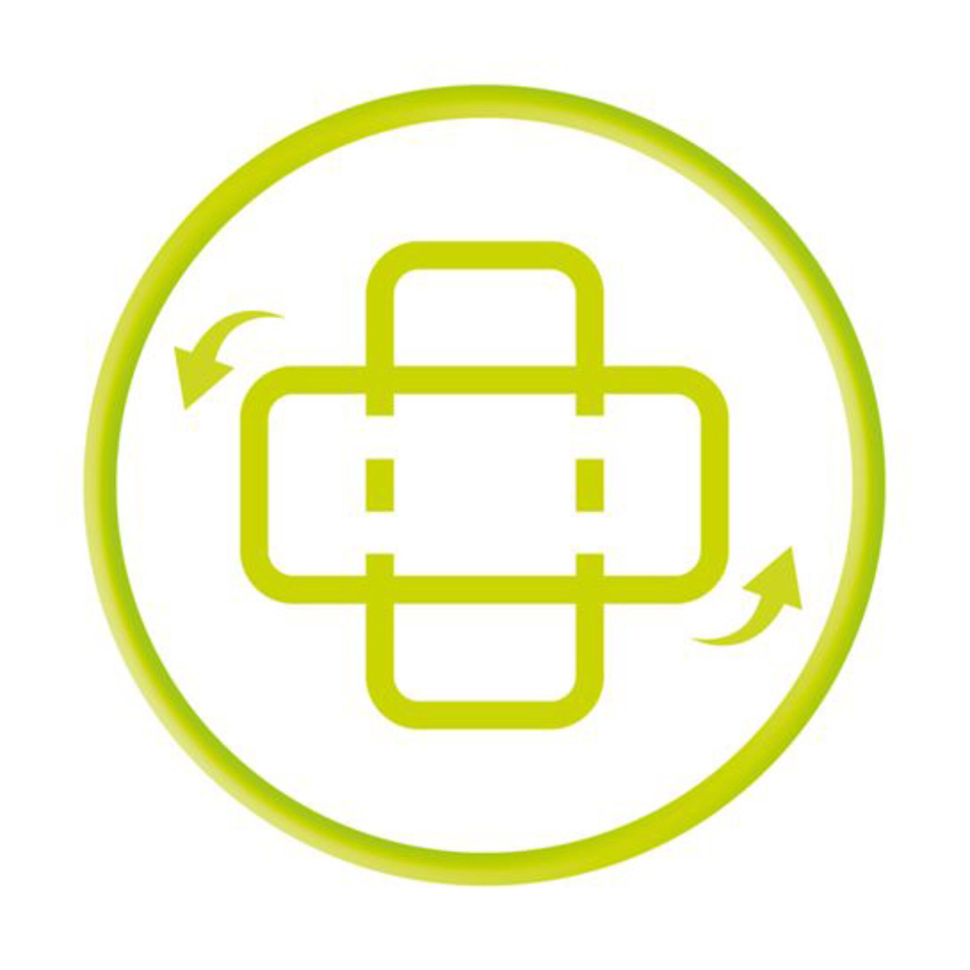  erstes Hilfe, Button Icon, Cross Shape, Medical, Recycle Round Arrow