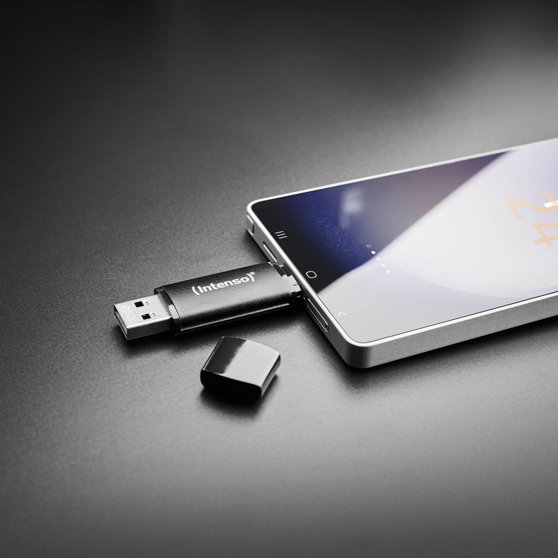 USB-Stick, Flashdrive, Intenso, Speicherstick, Mini-USB