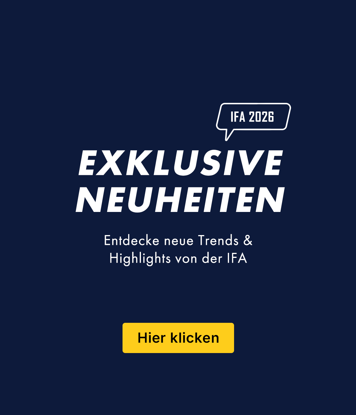 IFA 2026, Anzeige, Kerwengrafik, Call-to-Action, Hier klicken