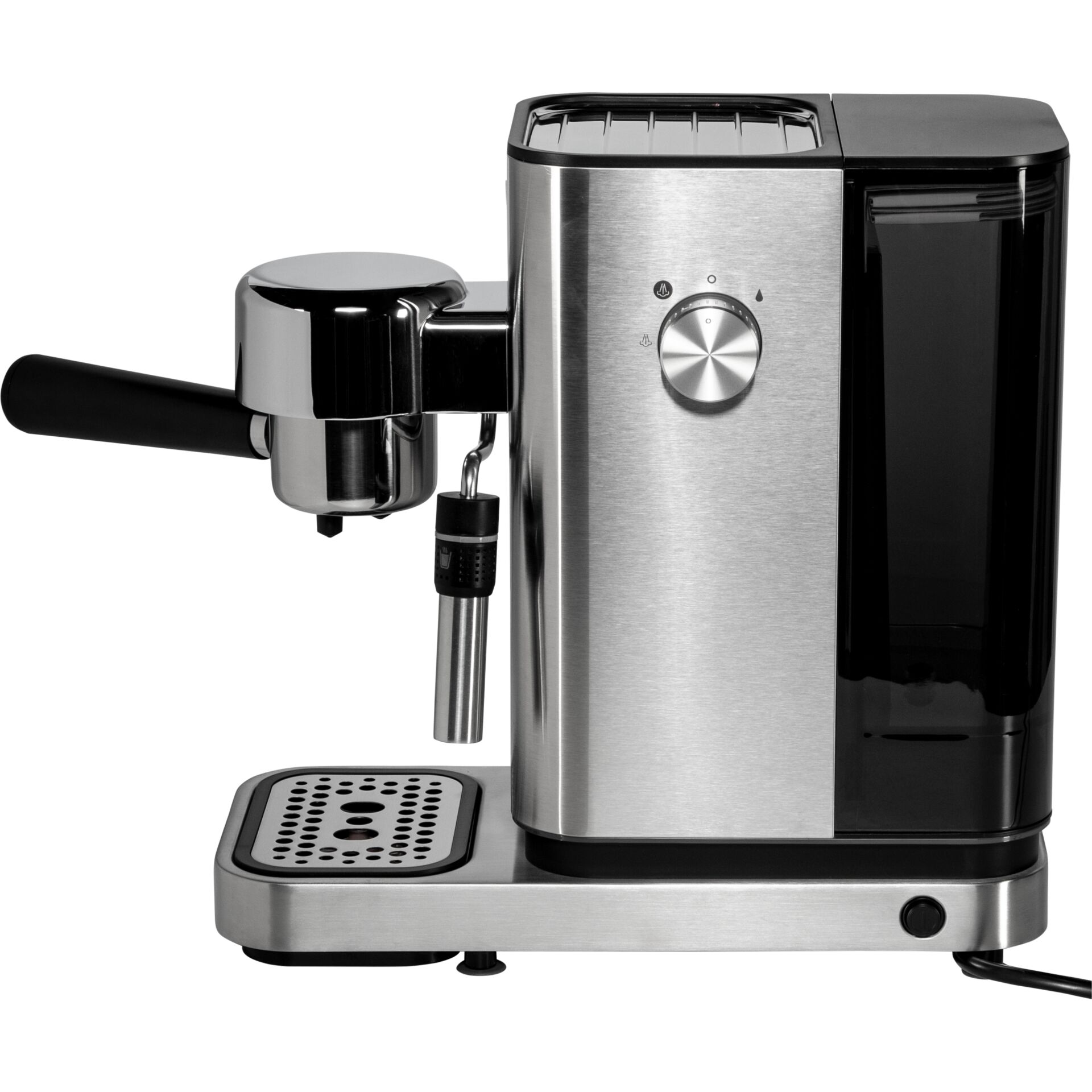 Espressomaschine, Stahl, Edelstahl, Portafilter, Auslauf
