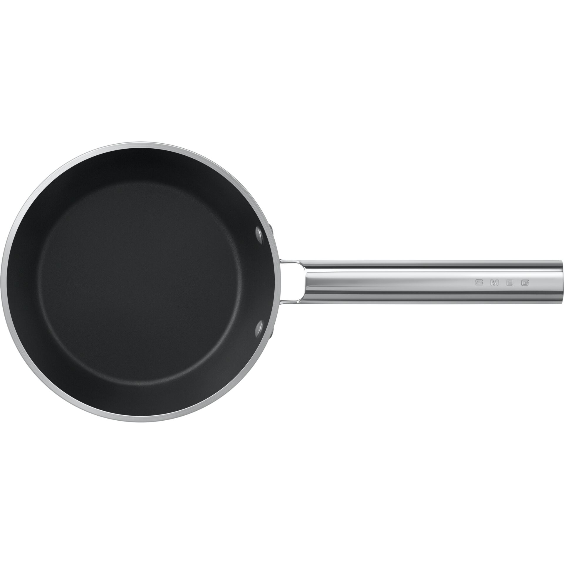 Pfanne, Antihaft, Stielpfanne, Edelstahlgriff, rund