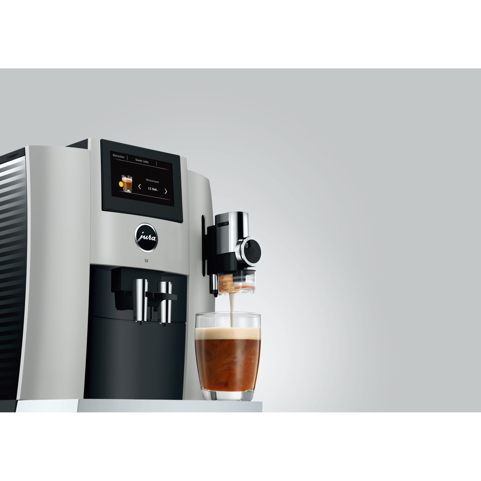 Kaffeemaschine, Espressoautomat, Kaffeezubereitung, Milchkaffee, Pumpe
