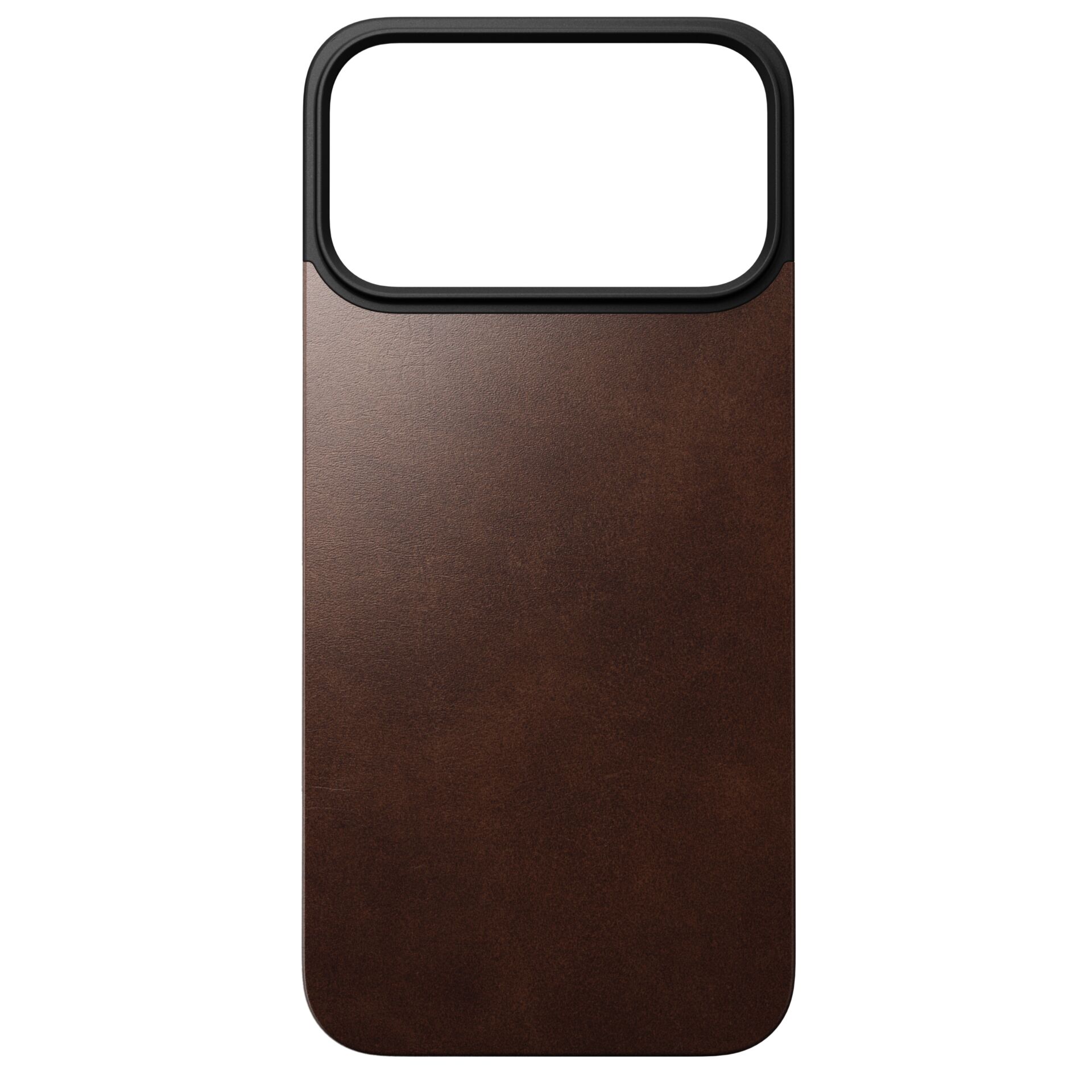 Nomad Magn. Leather Back MagSafe  iPhone 17 Pro Max Rustic Brown H