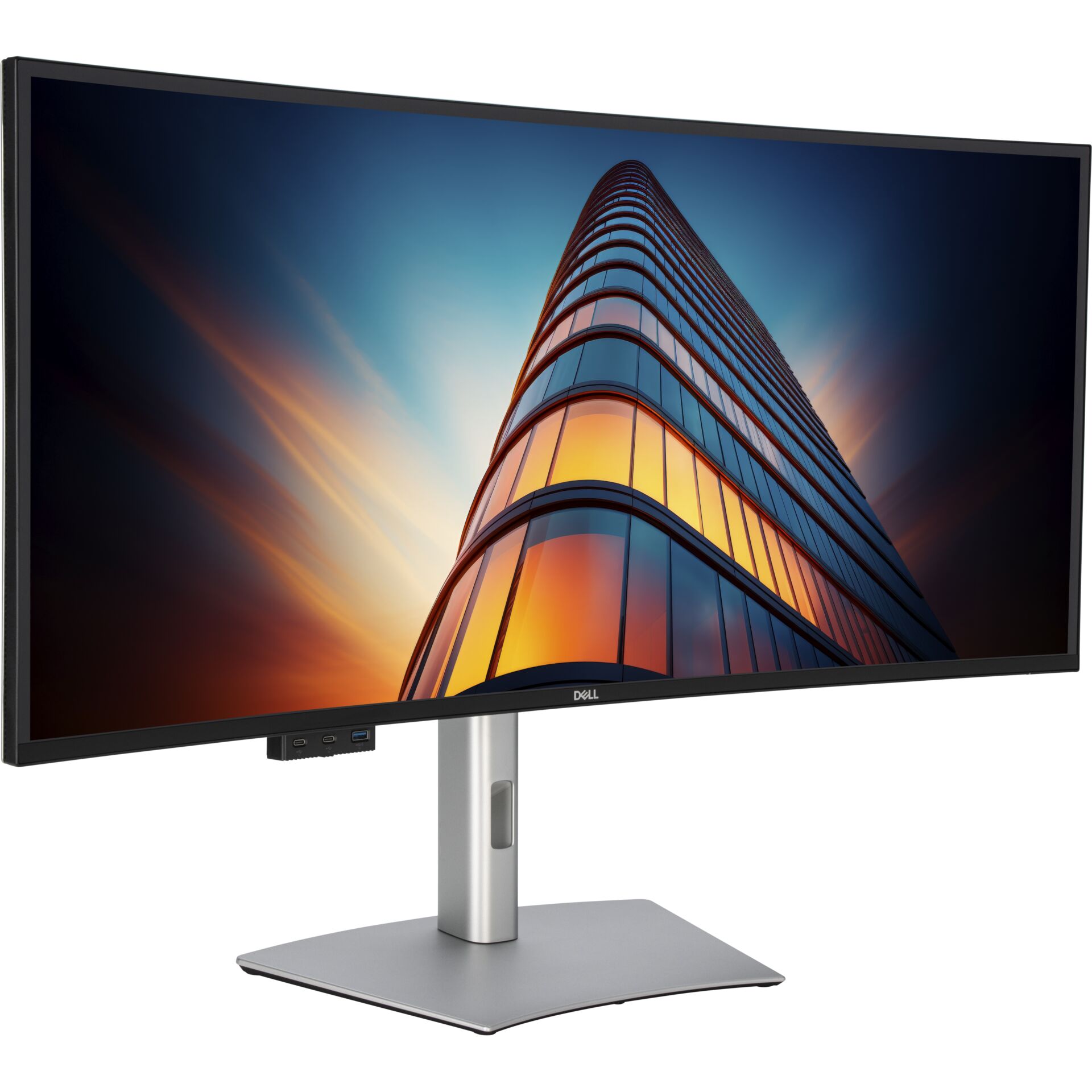 Computerausrüstung, Elektronik, Hardware, Überwachen, Bildschirm, Monitor, LED, Curved?, 27 inch?, HD?, Display, Stand, Dell