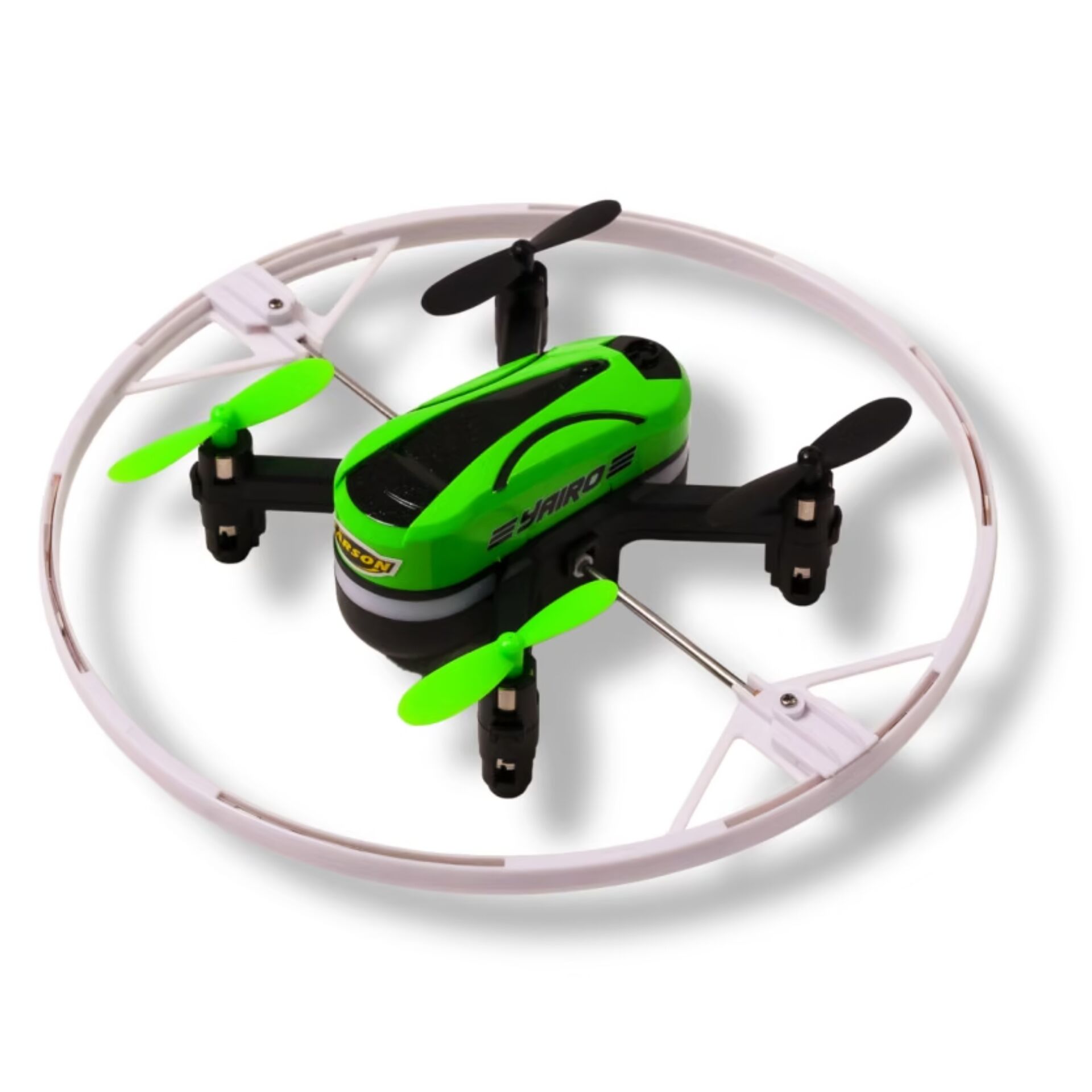 Quadcopter, Drone, Green, Propellers, Circular frame