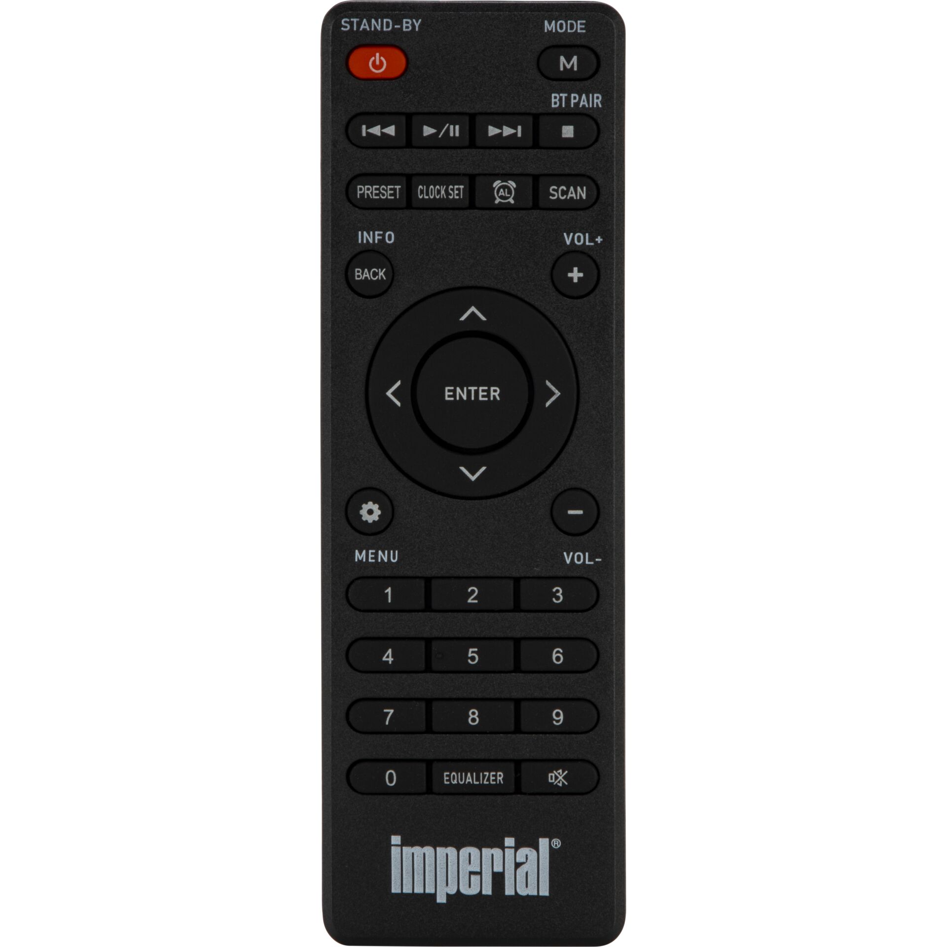 Fernbedienung, IR-Fernbedienung, Universalfunktionen, Volume, Tastatur