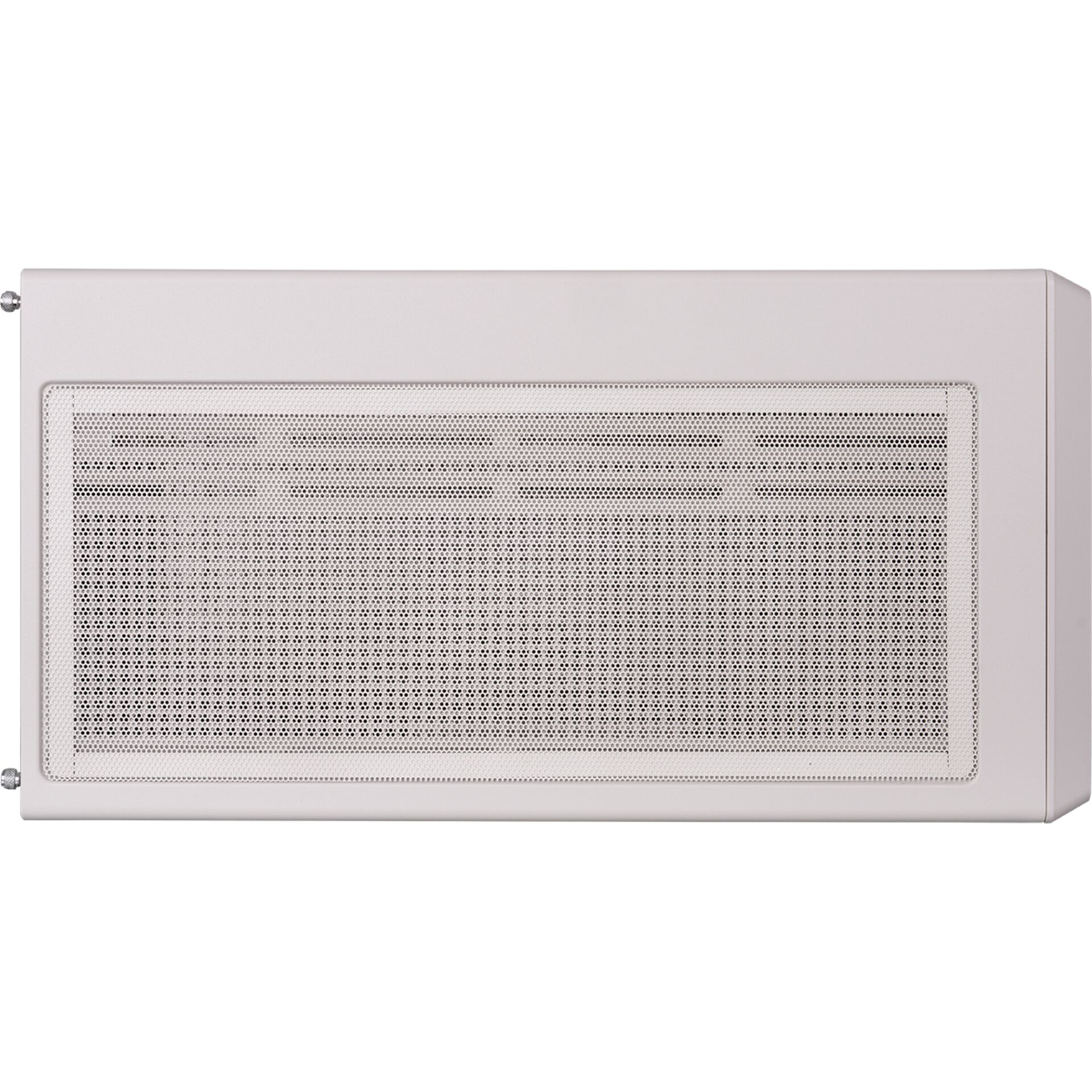 mikrowellen-gerät, mikrowellen-geeignet, metallic, gitter-front, wandmontage-gerät