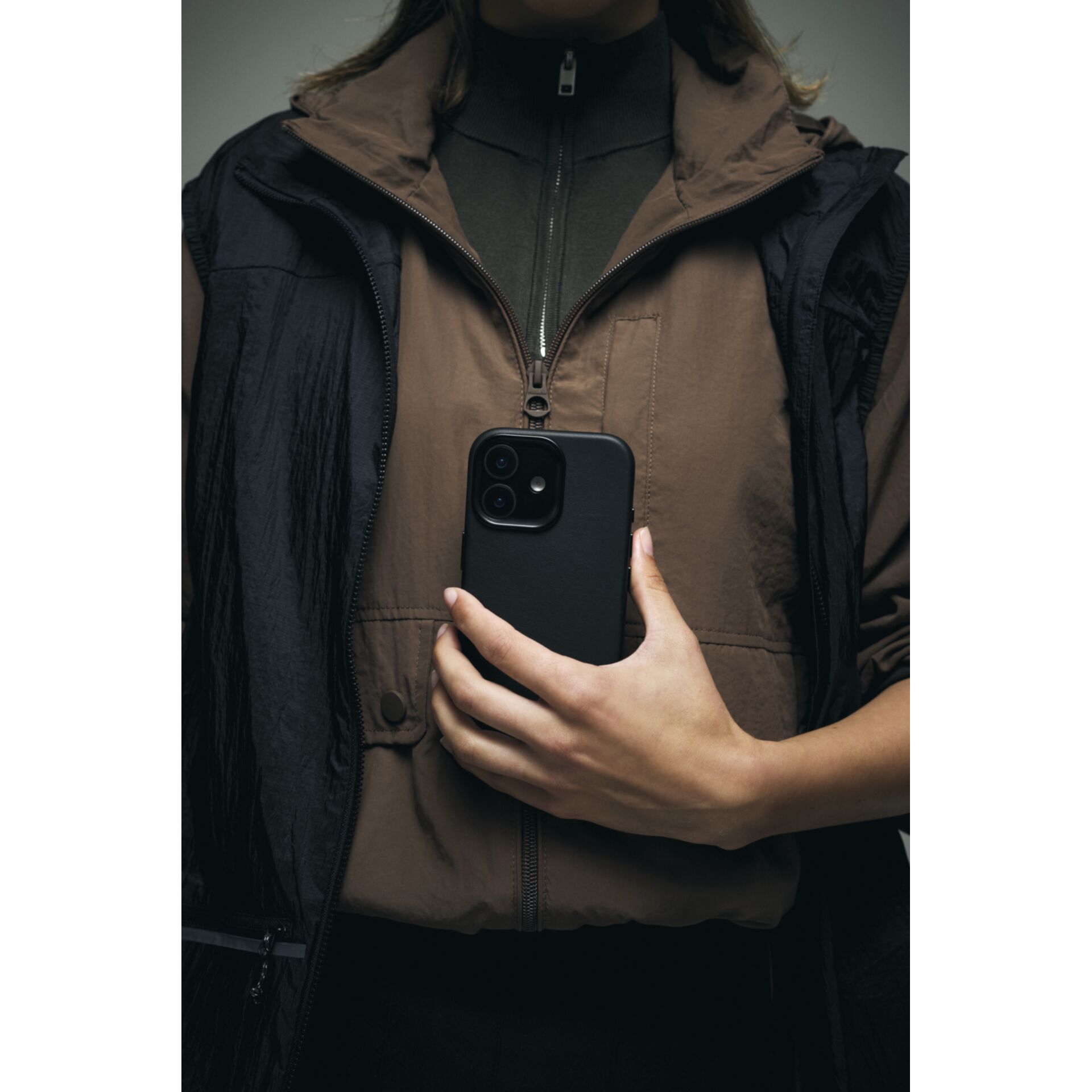 Bekleidung, Mantel, Jacke, Handy, Telefon