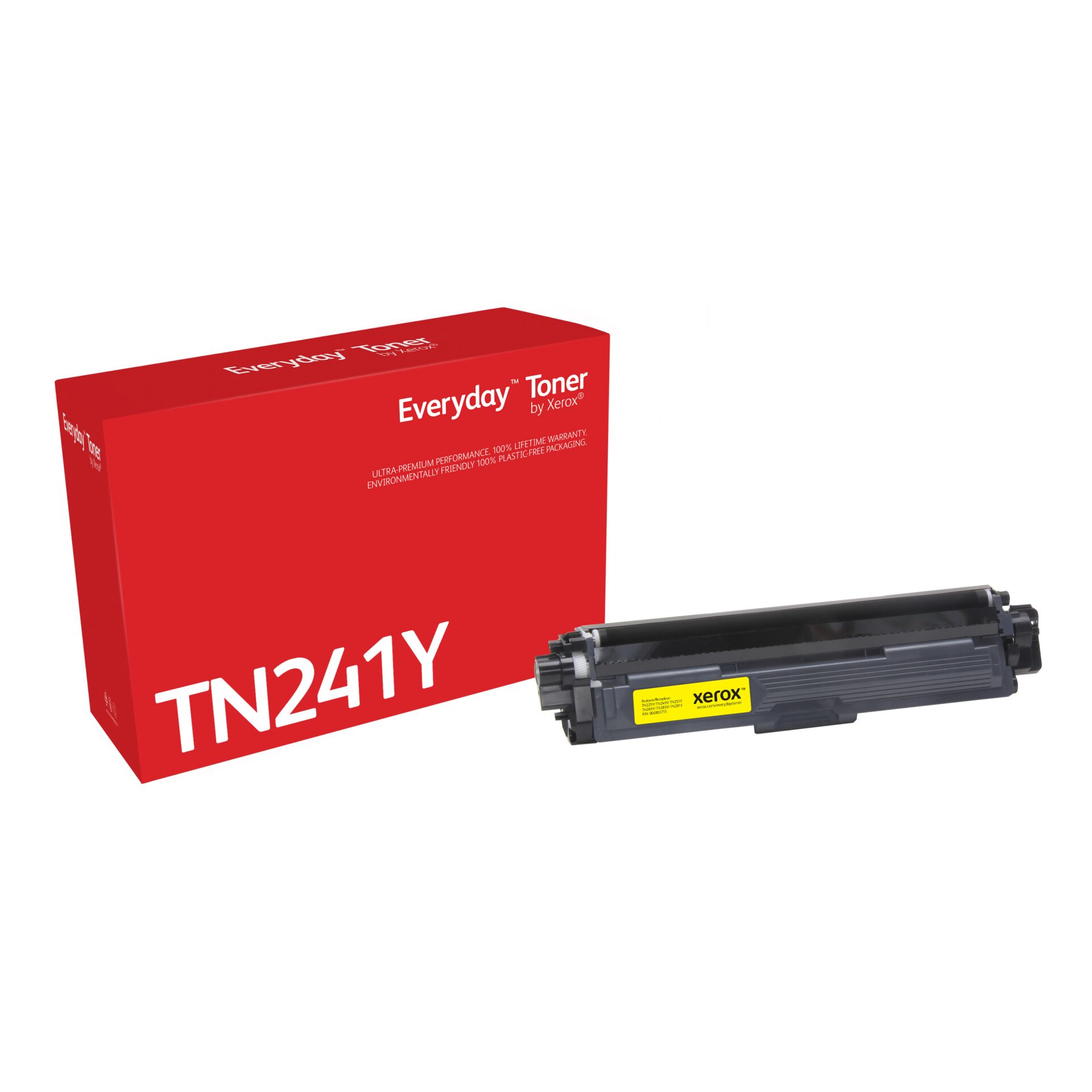 Xerox Everyday Yellow Toner  ers. Brother TN241Y