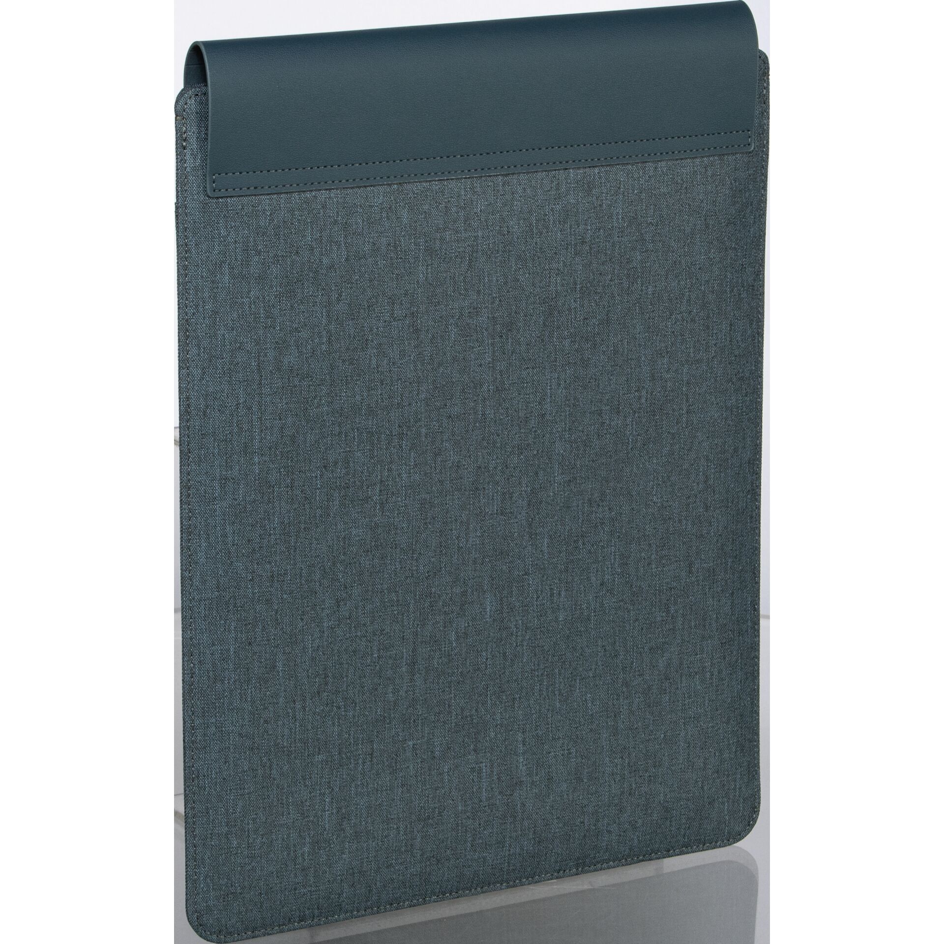 Laptop-Hülle, Textil, Dunkelgrau, Klappverschluss, Schlichtes Design