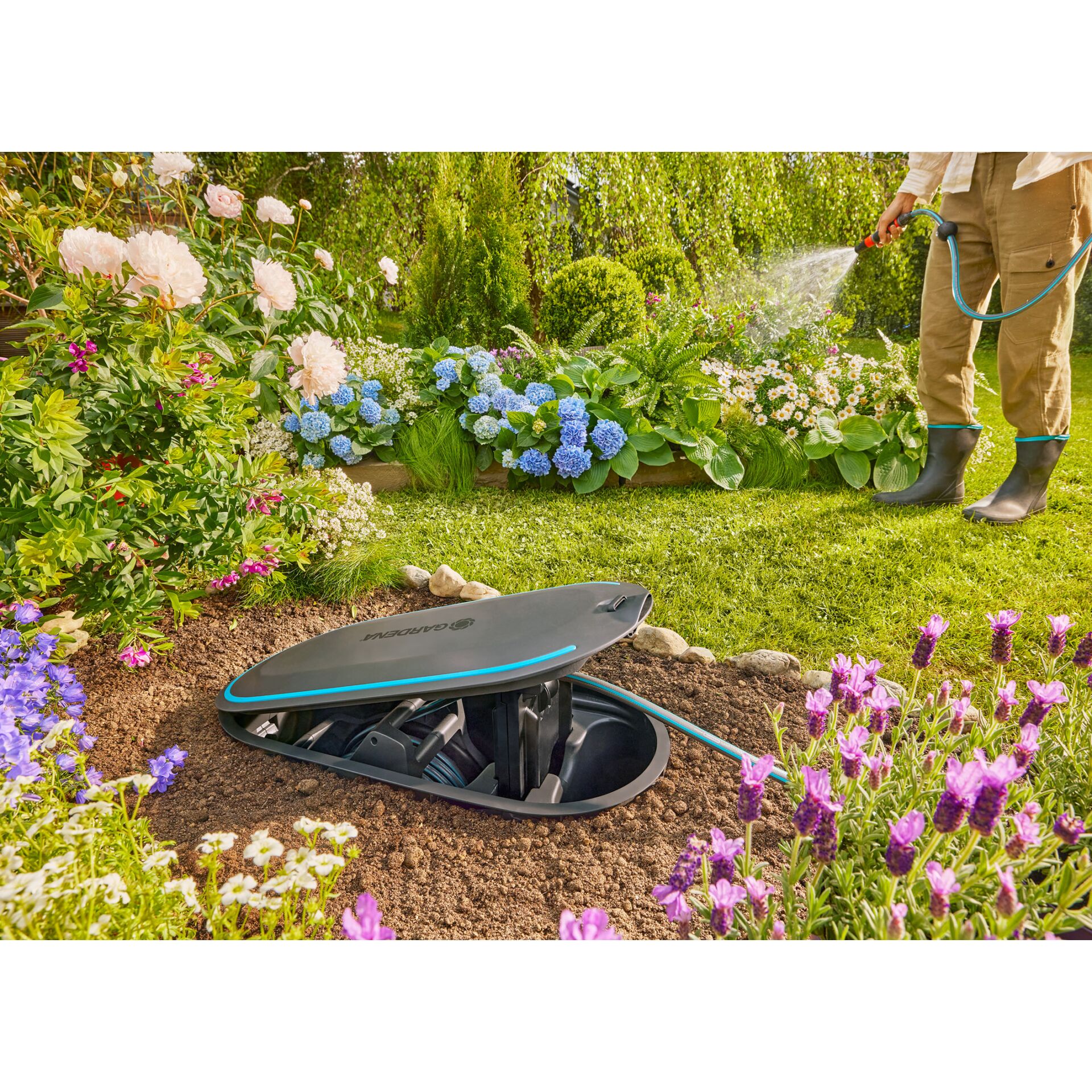 Gras, Garten, Innenarchitektur, Rasen, Person