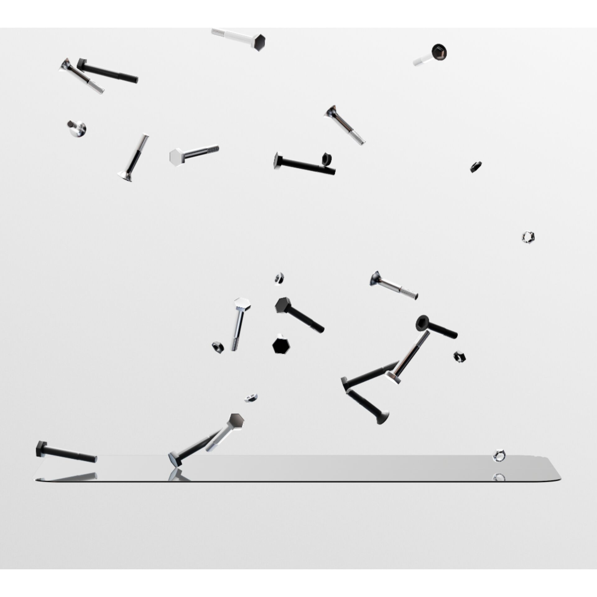 Weißes Brett, Maschine, Schraube