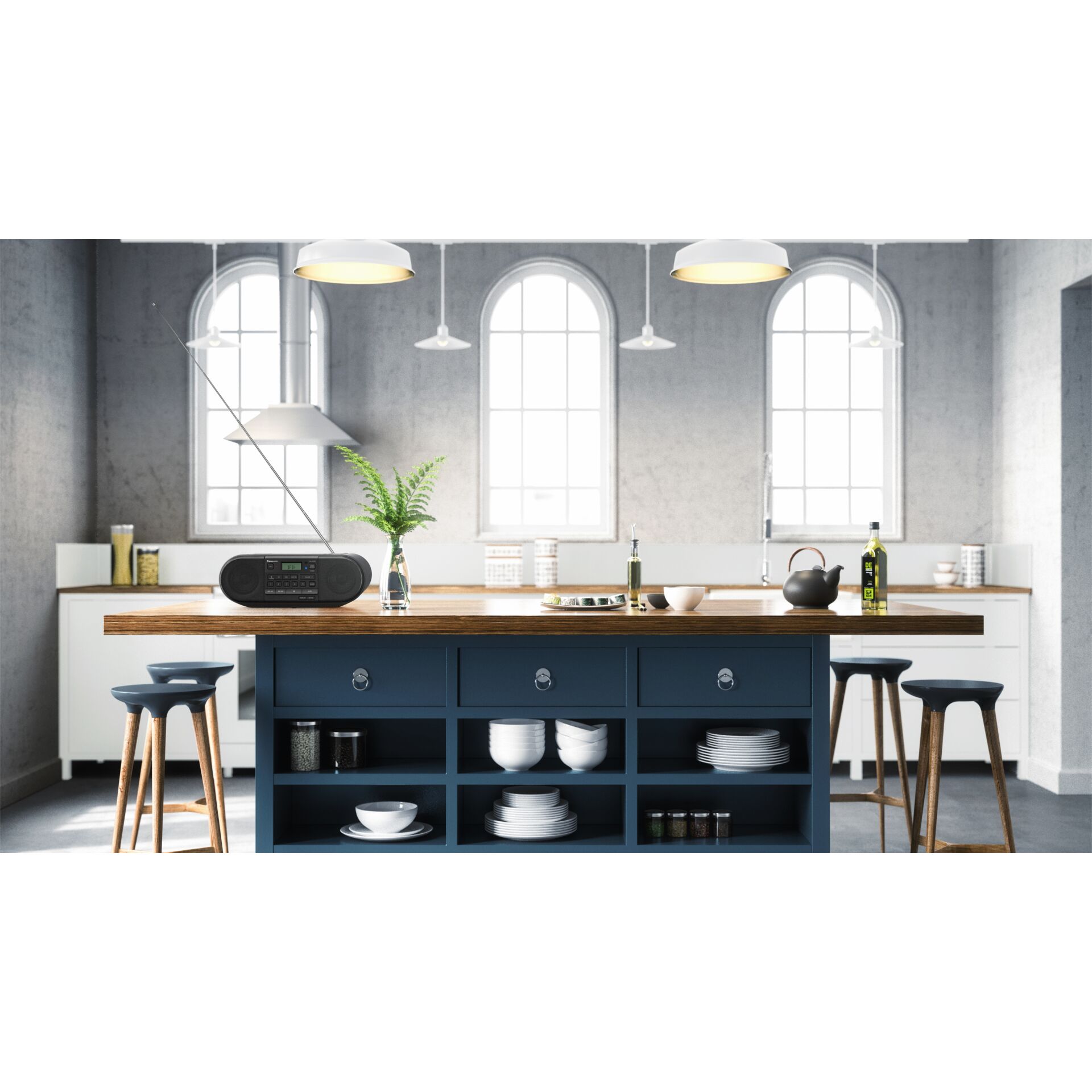 Drinnen, Innenarchitektur, Küche, Esstisch, Mobiliar