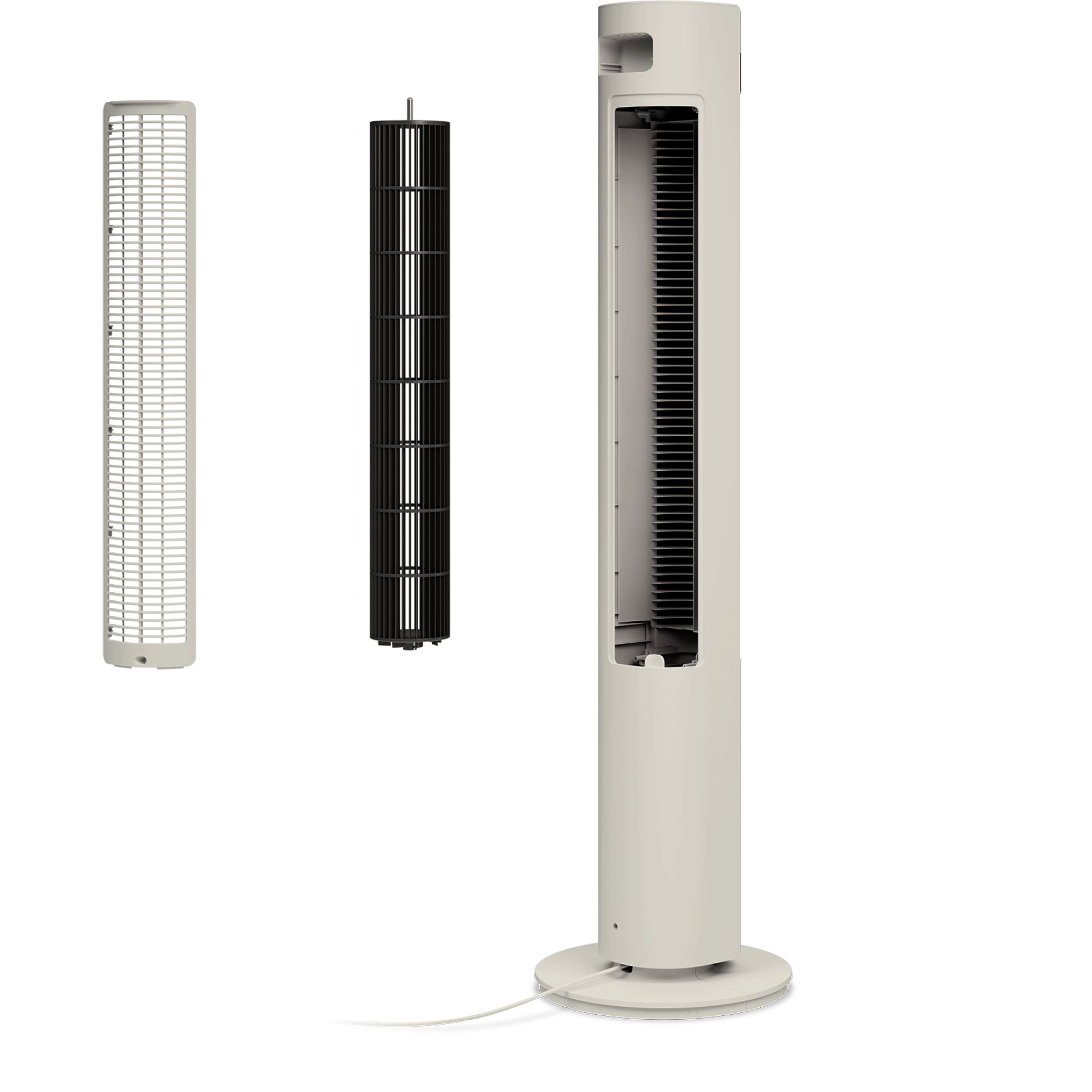 ventilator, Turmventilator, vertikal, Kühlung, neutraler Farbton