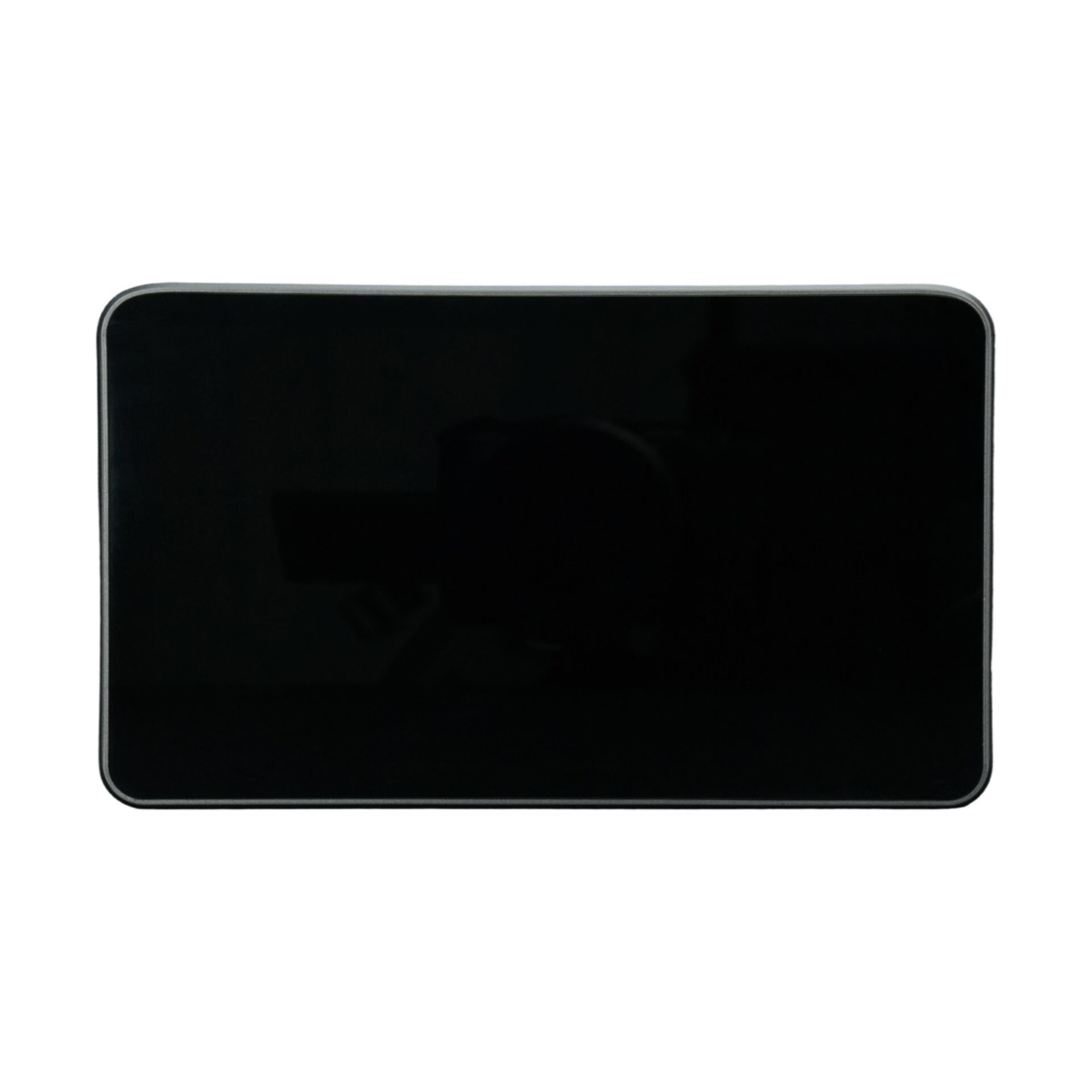 tablett, platte, touchscreen, schwarz, glanz