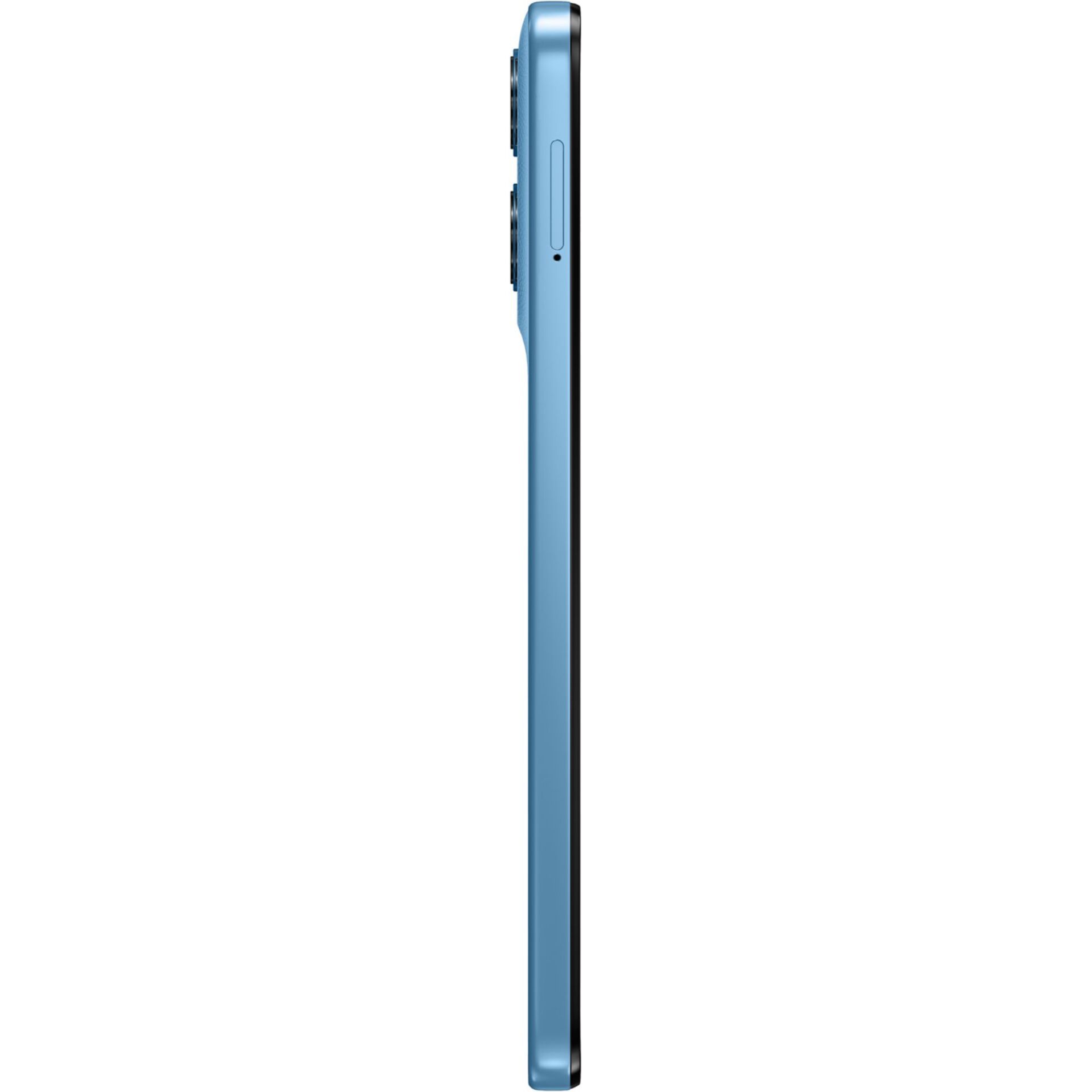 Smartphone, Blau, Seitliche Ansicht, Kameramodul, schlankes Design
