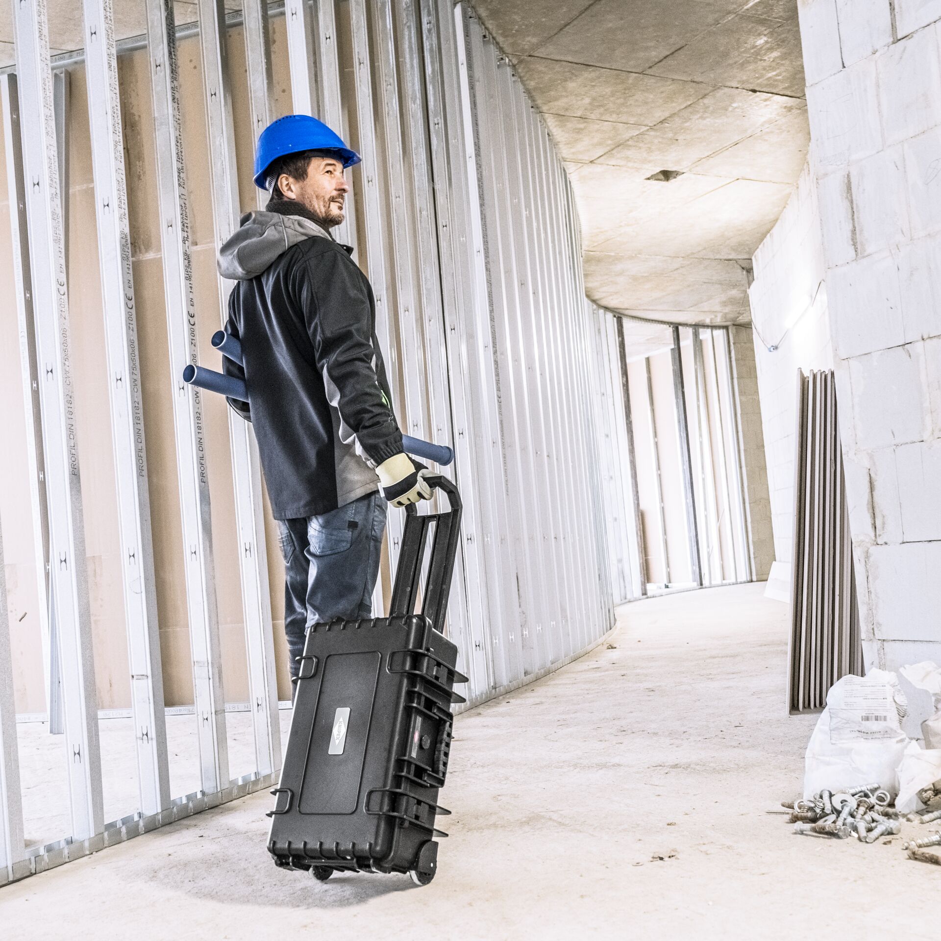 Person, Arbeiter, Kleidung, Handschuh, E-Scooter