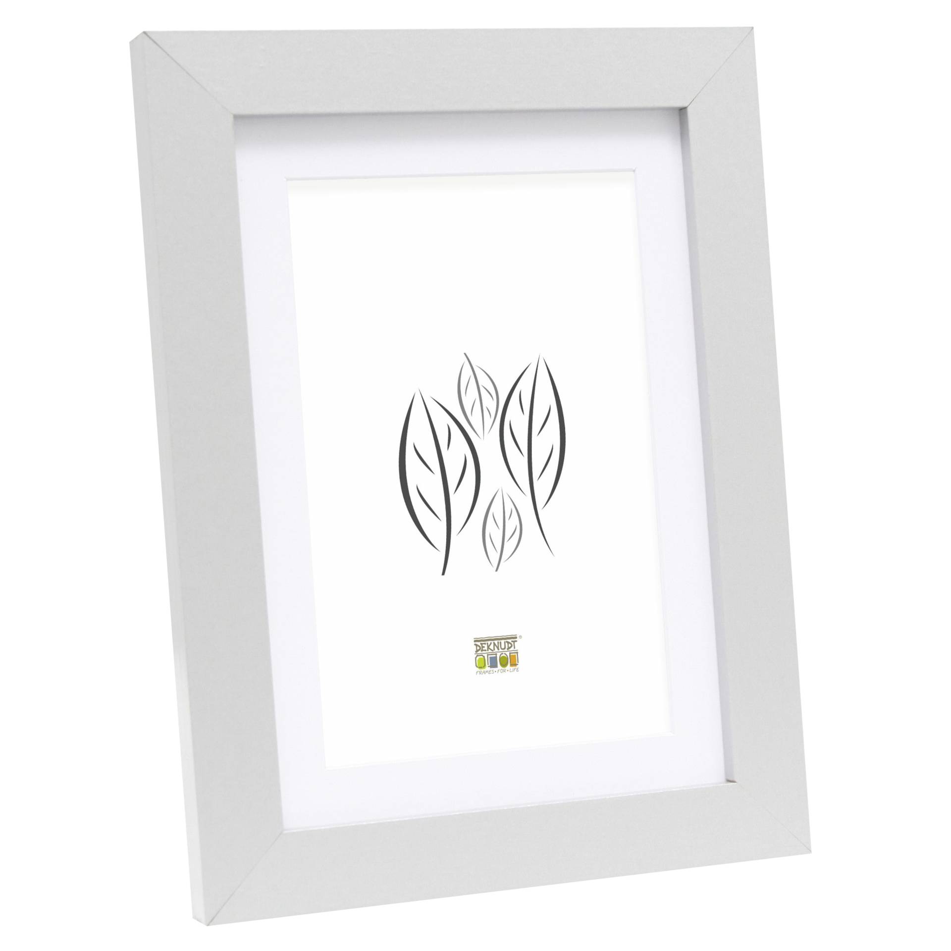 Deknudt S66KD1 P1          30x45  Holz silber mit Passepartout