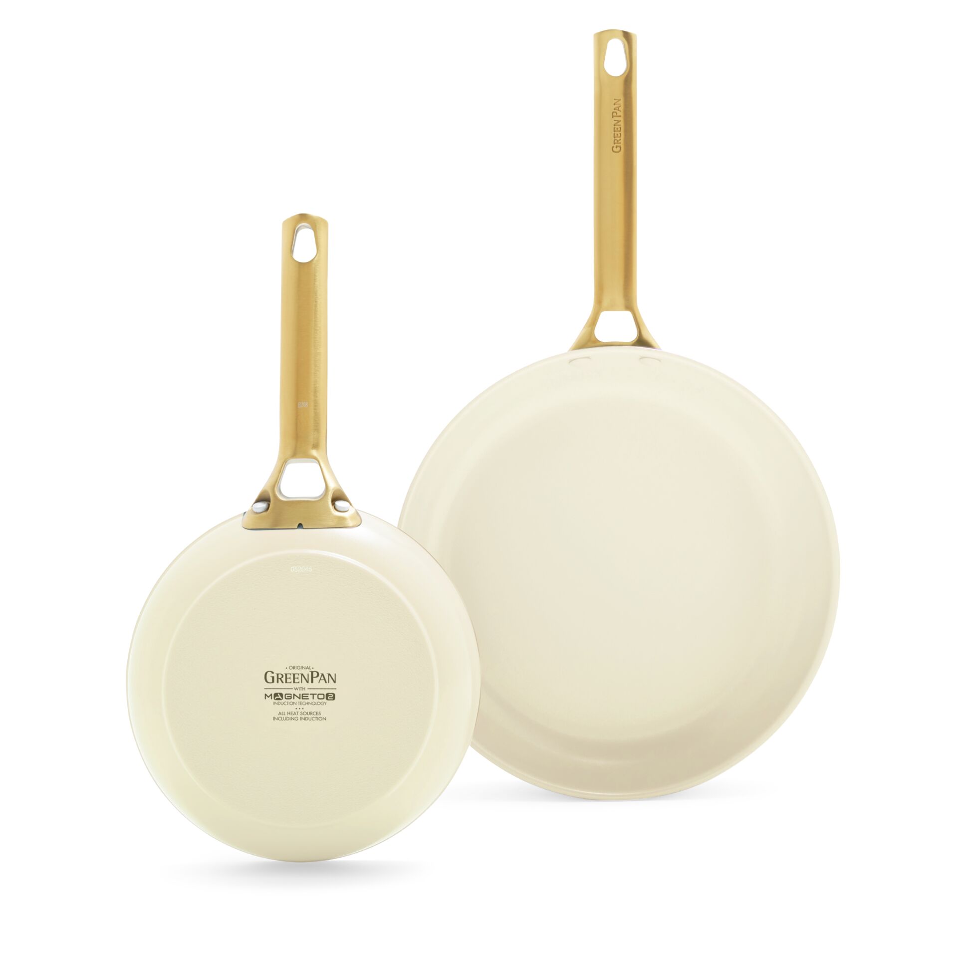 GreenPan Padova Reserve 2Tlg  Bratpfannenset 20+26cm Creme