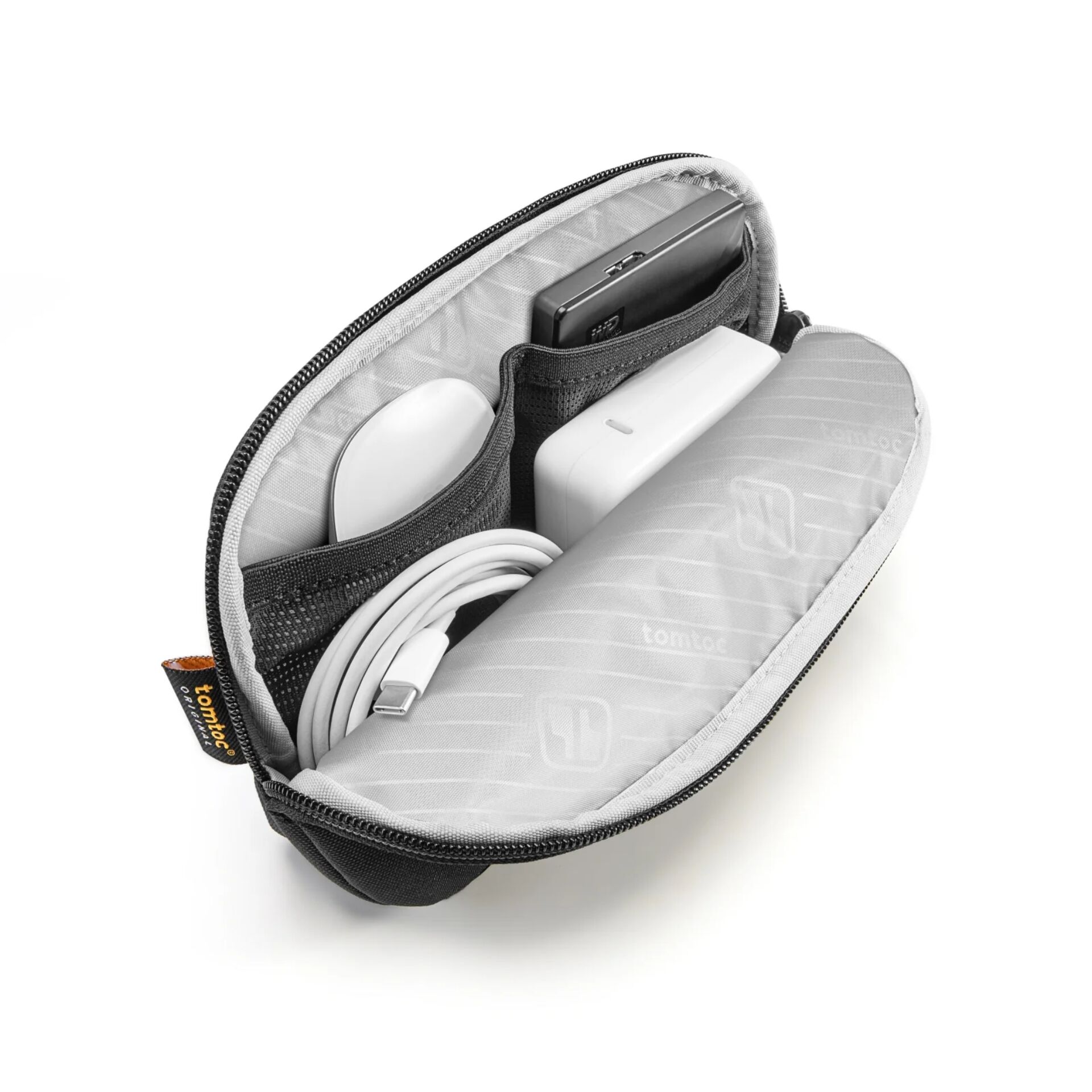 Kabel, Powerbank, Ladegerät, Hülle, Fächer