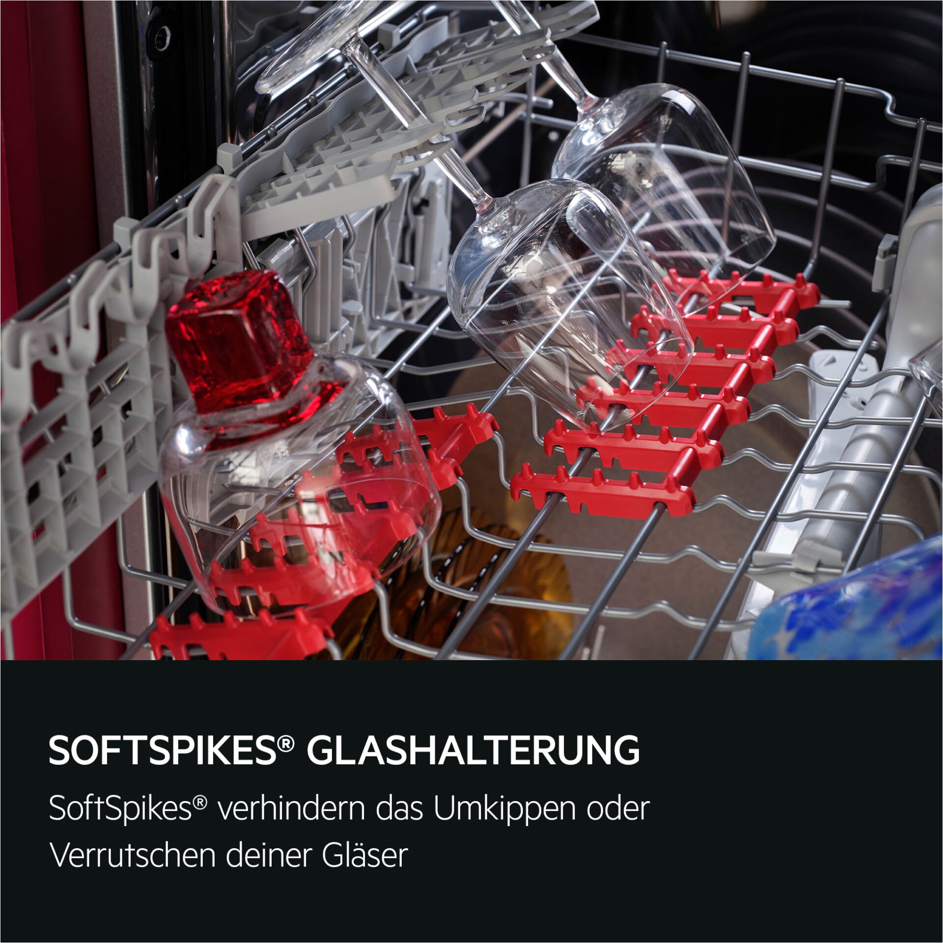 Weinglas, Gläser, Spülmaschinenfest, Rot, Klar
