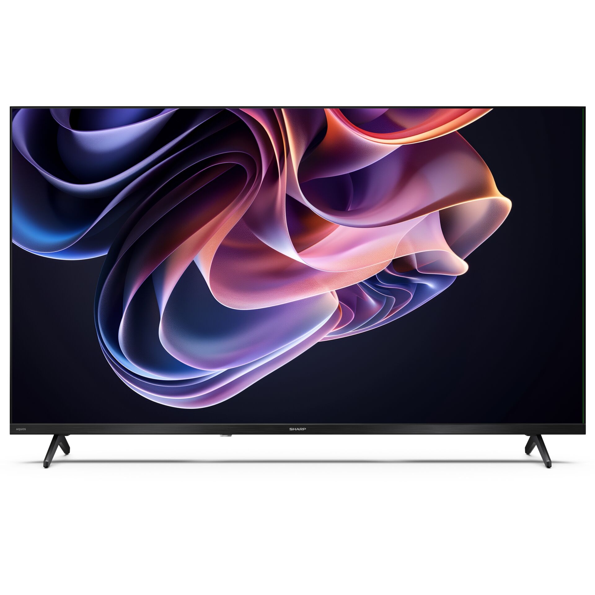 fernseher, led, flatscreen, 4k?, schwarz
