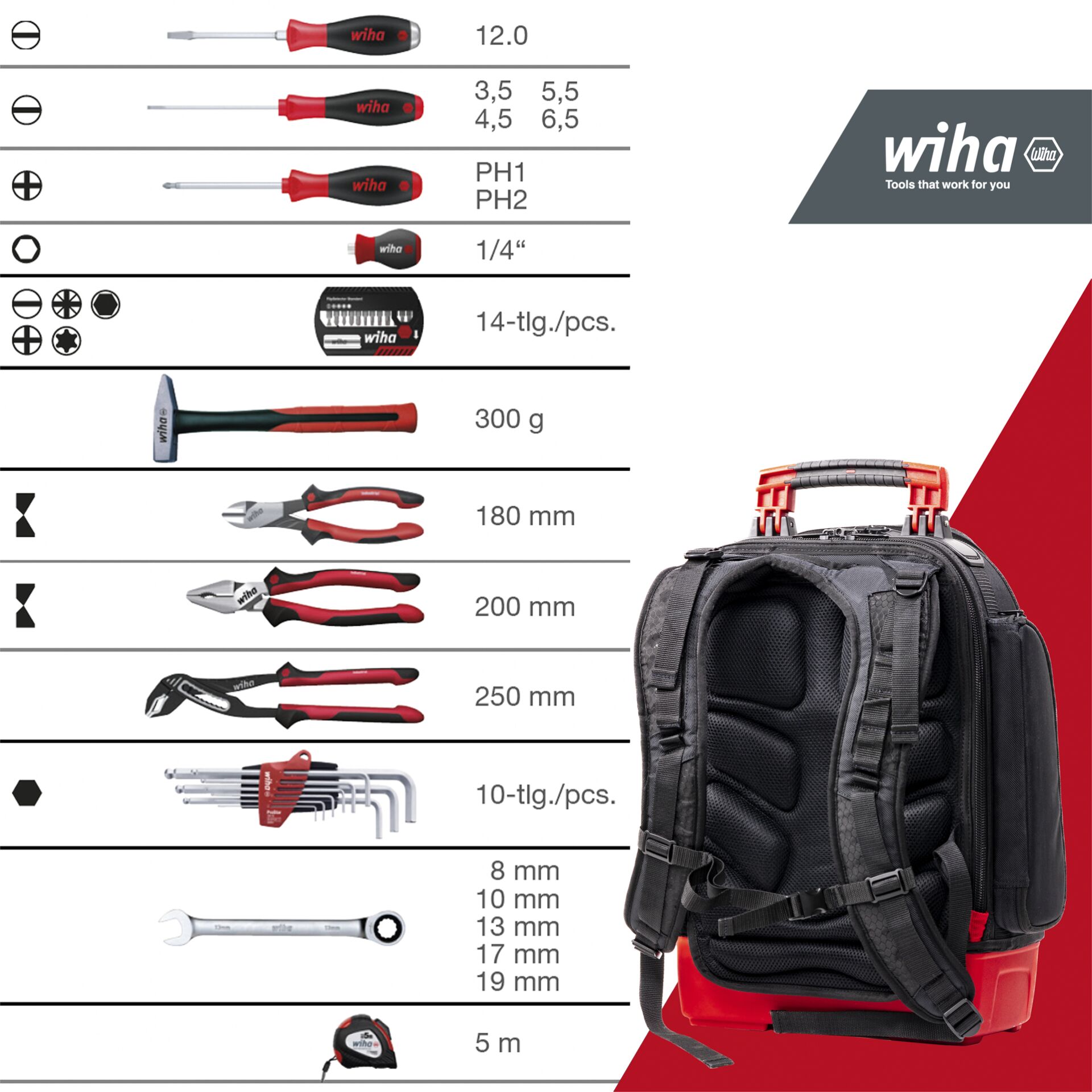 Tasche, Gerät, Schraubenzieher, Werkzeug, Rucksack