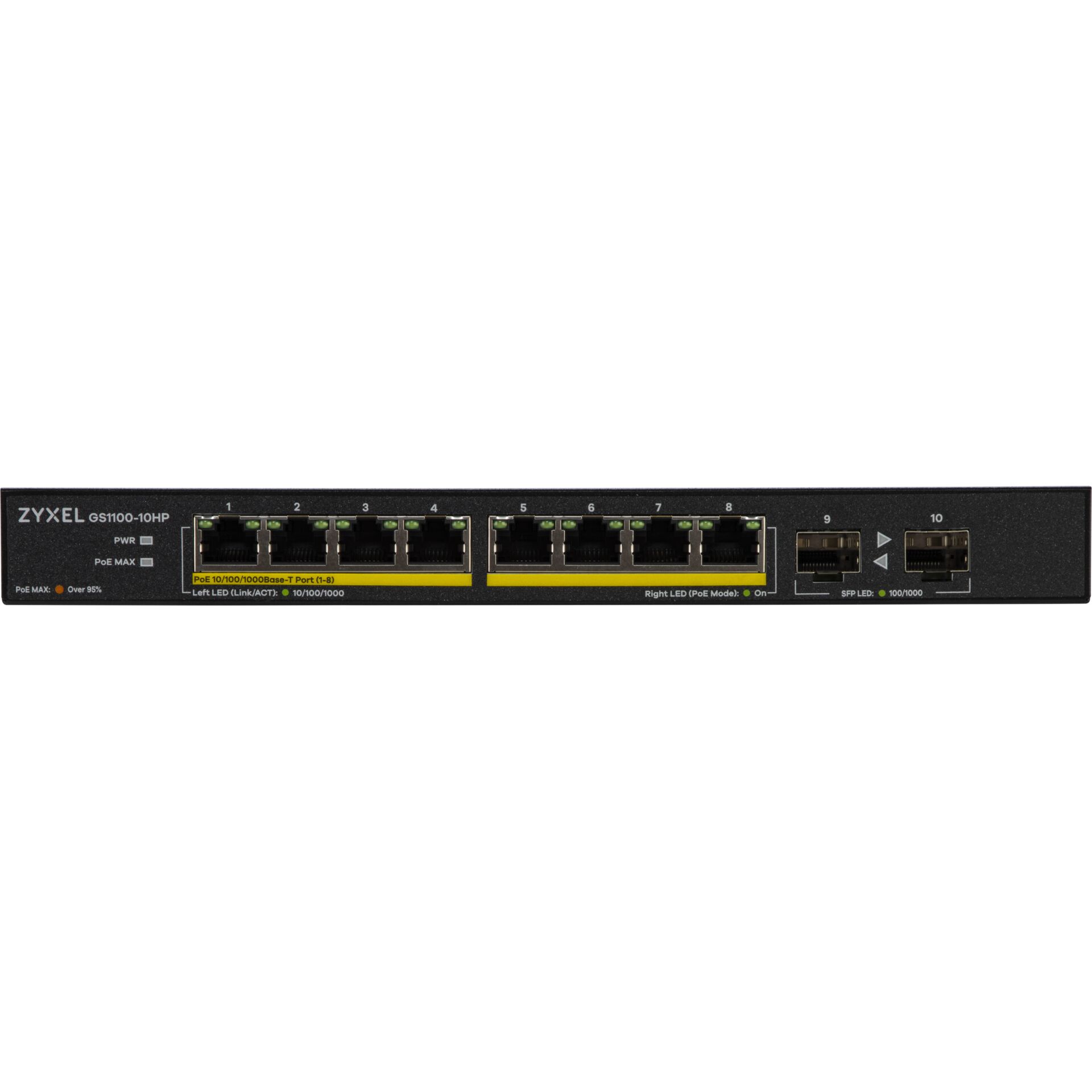 Switch, PoE-Switch, Gigabit, 8-Port, Racks